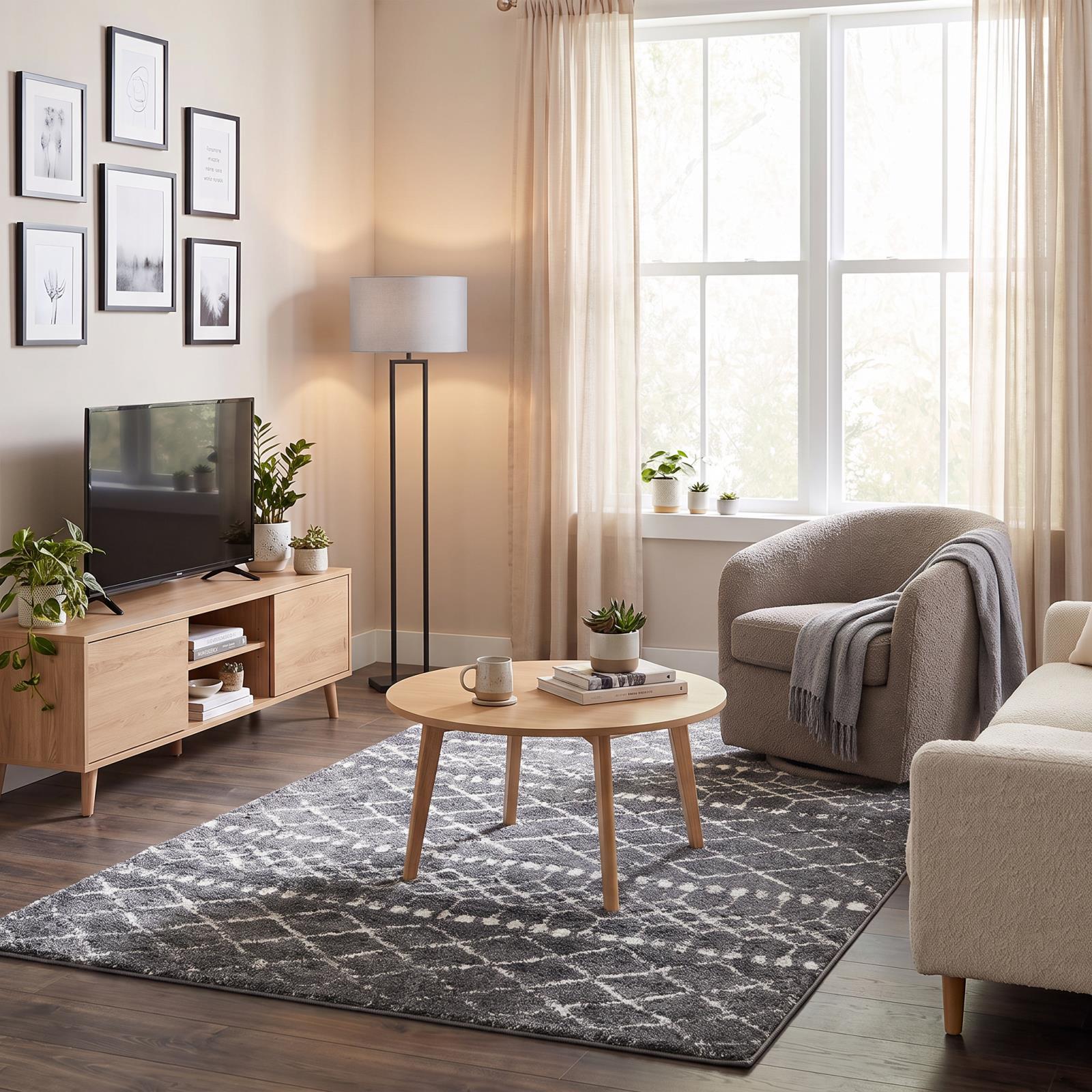 Daku DK03 Gray Area Rug