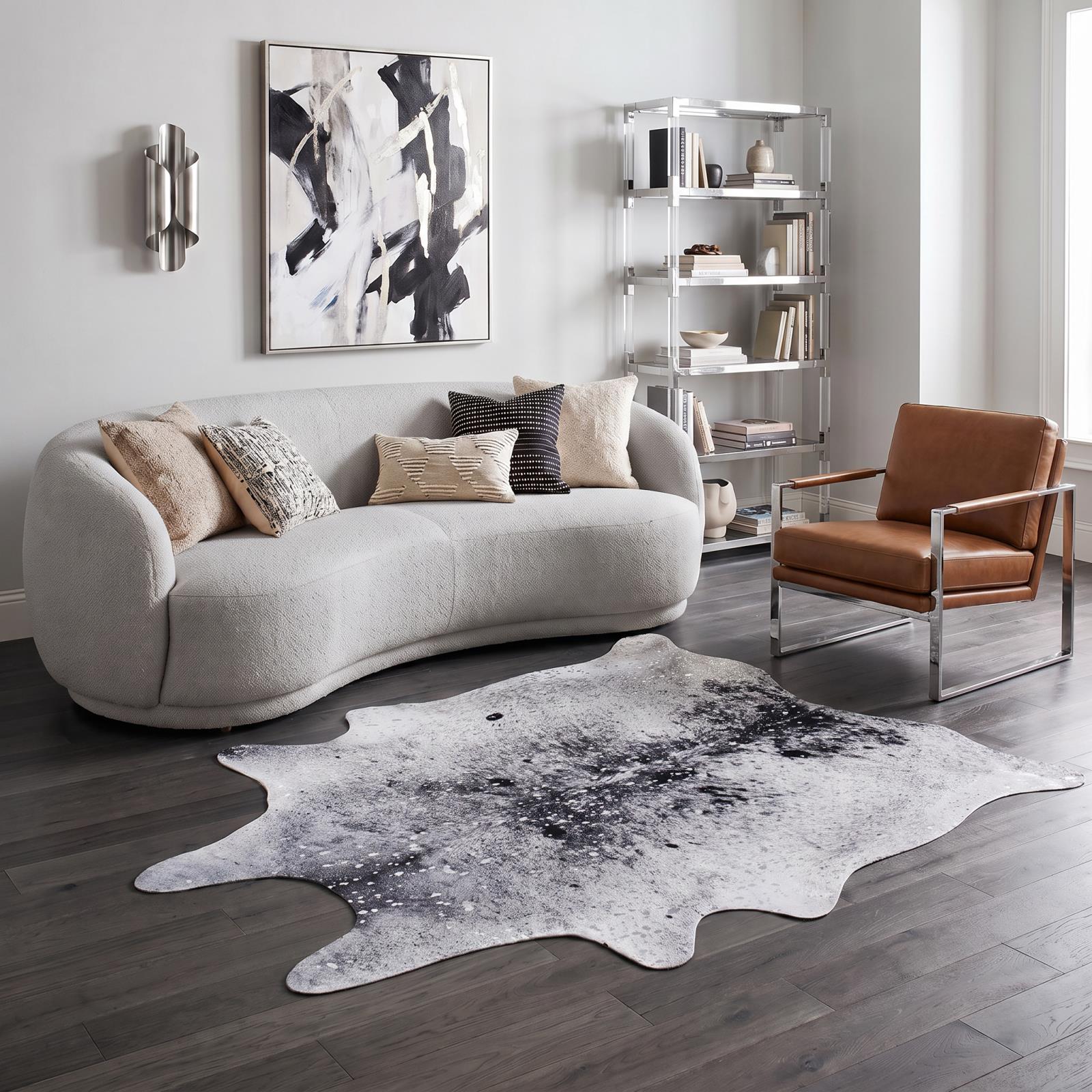 Rio RI03 White Area Rug