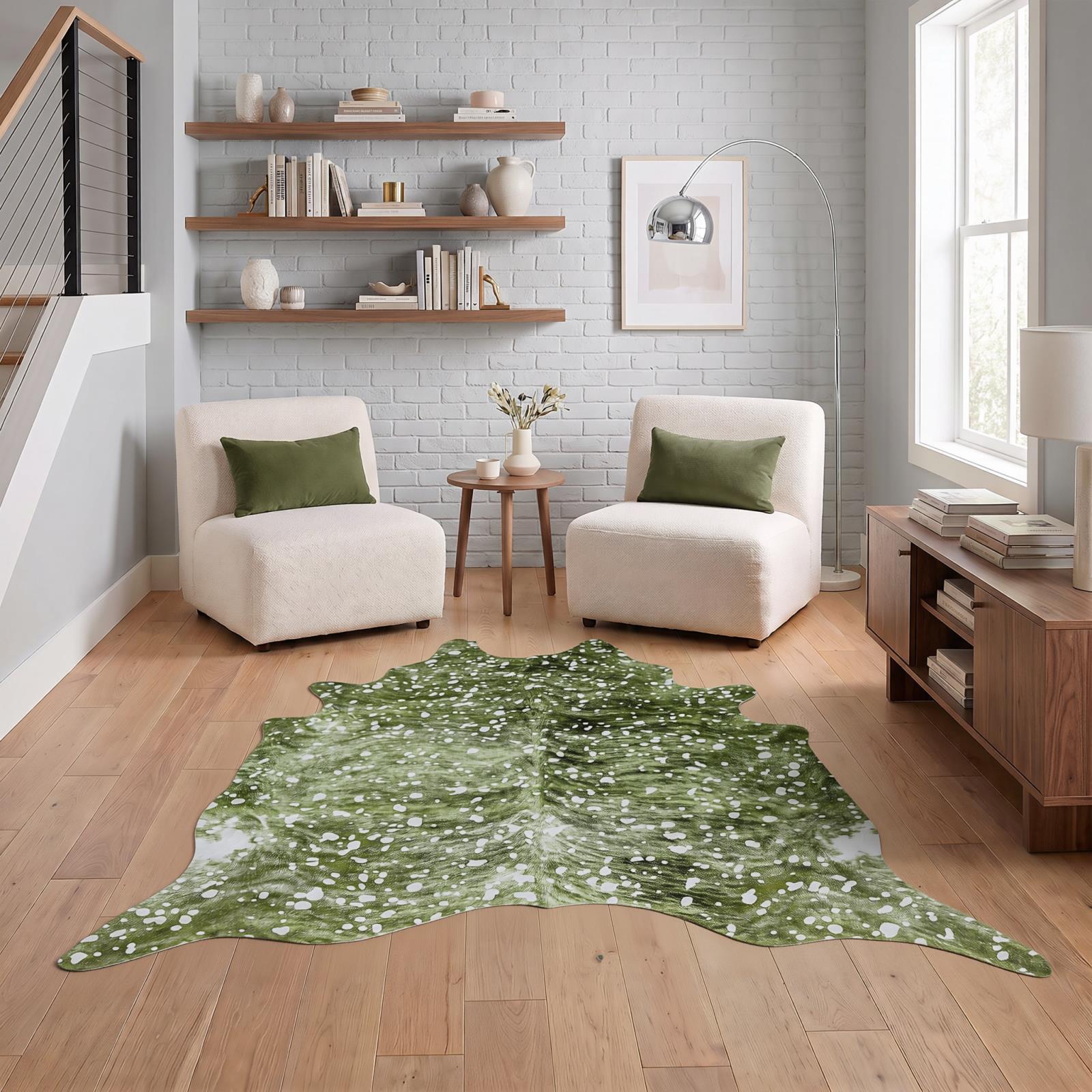 Rio RI07 Green Area Rug