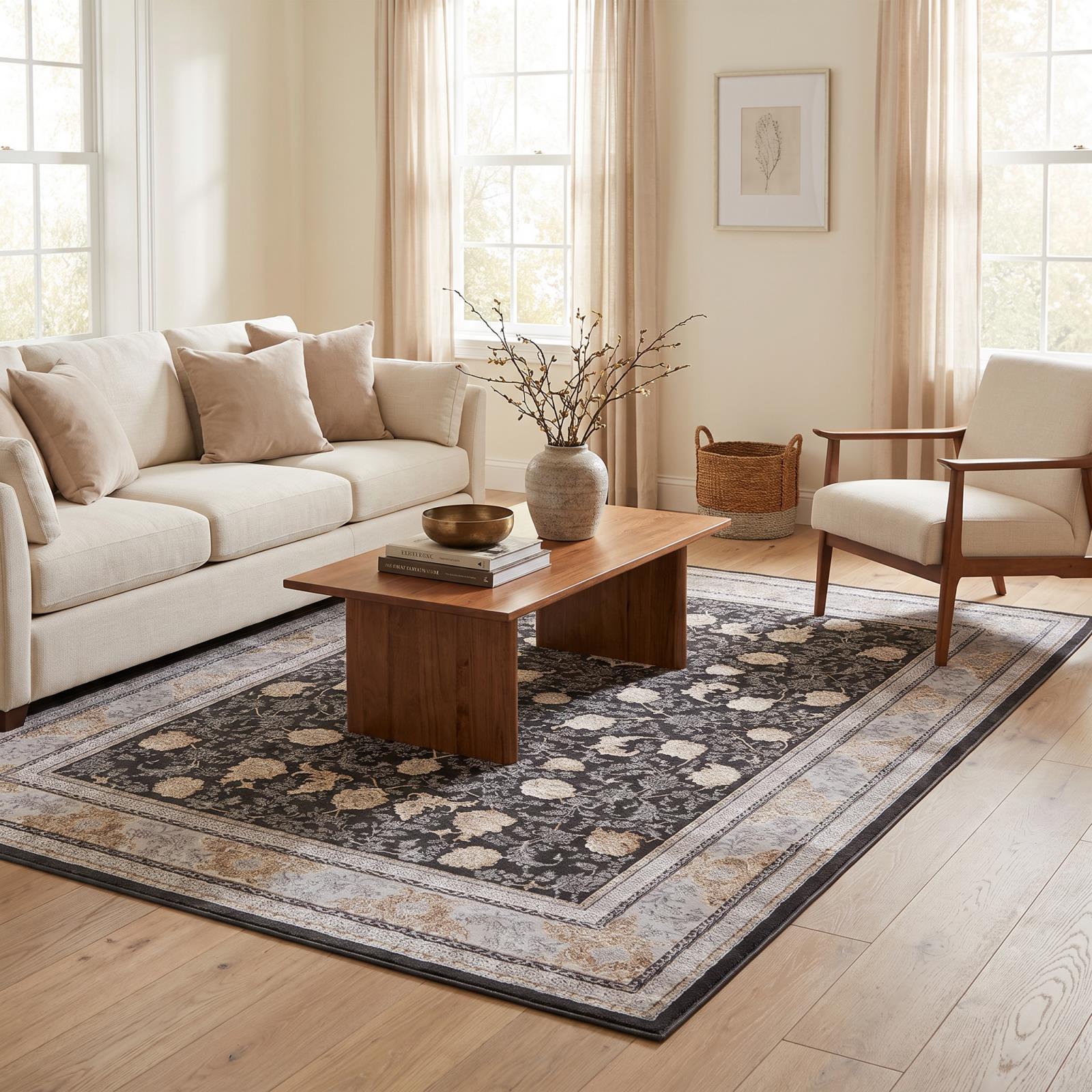Lafi LF03 Anthracite Area Rug