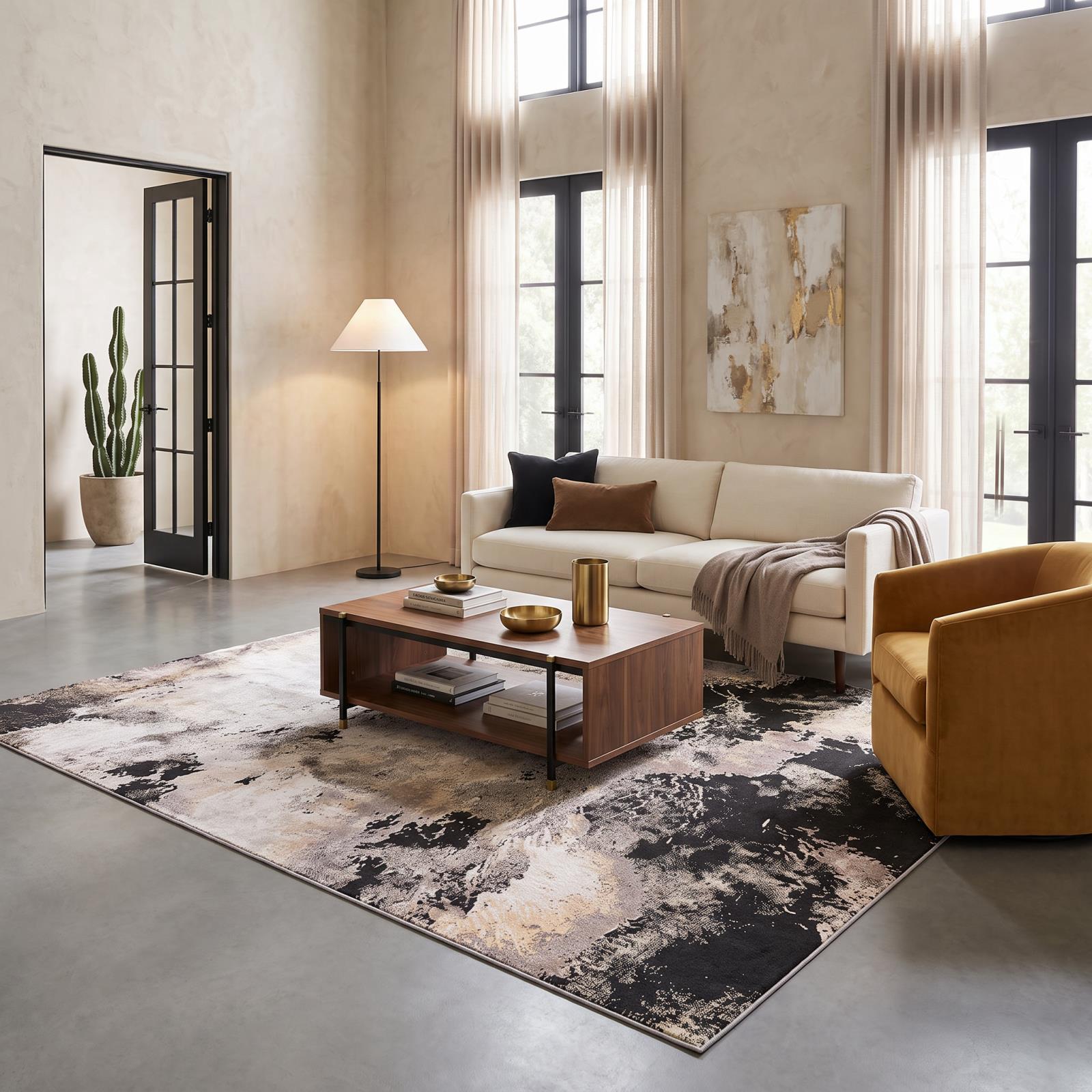 Lafi LF01 Anthracite Area Rug — view 5