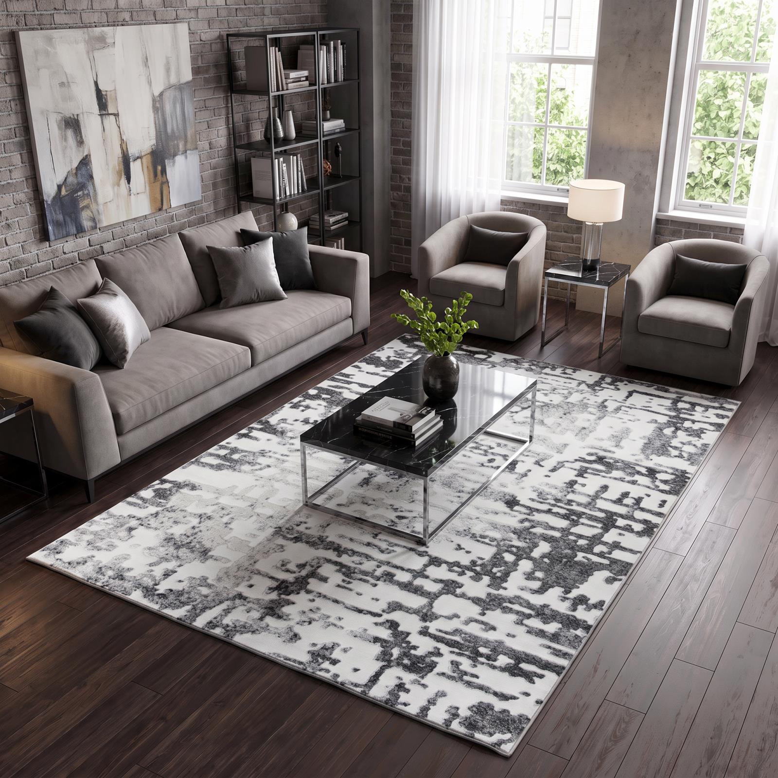 Petra PT07 Gray Area Rug