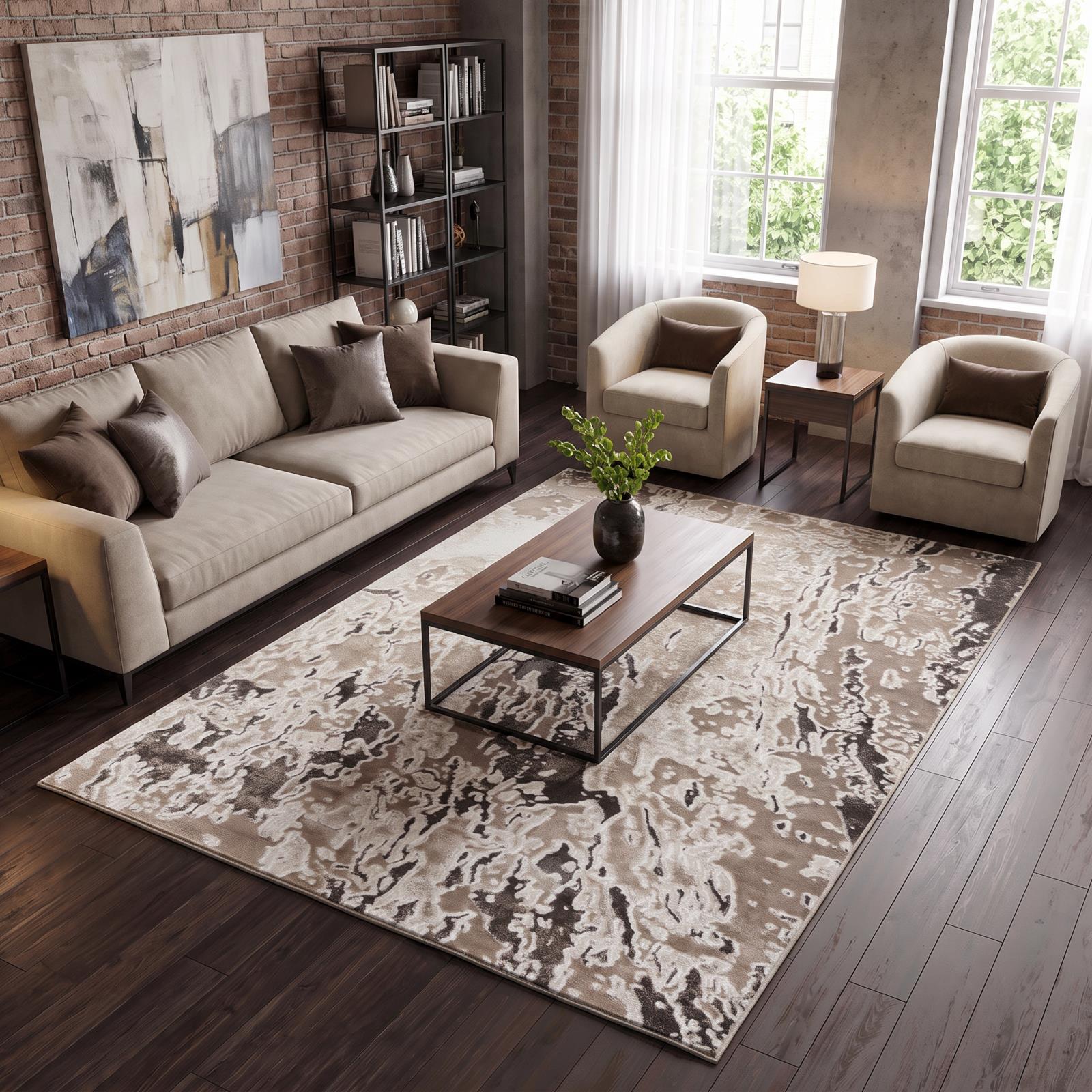 Petra PT08 Brown Area Rug