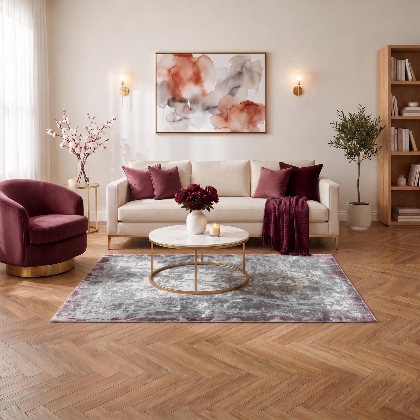 Petra PT10 Gray Area Rug