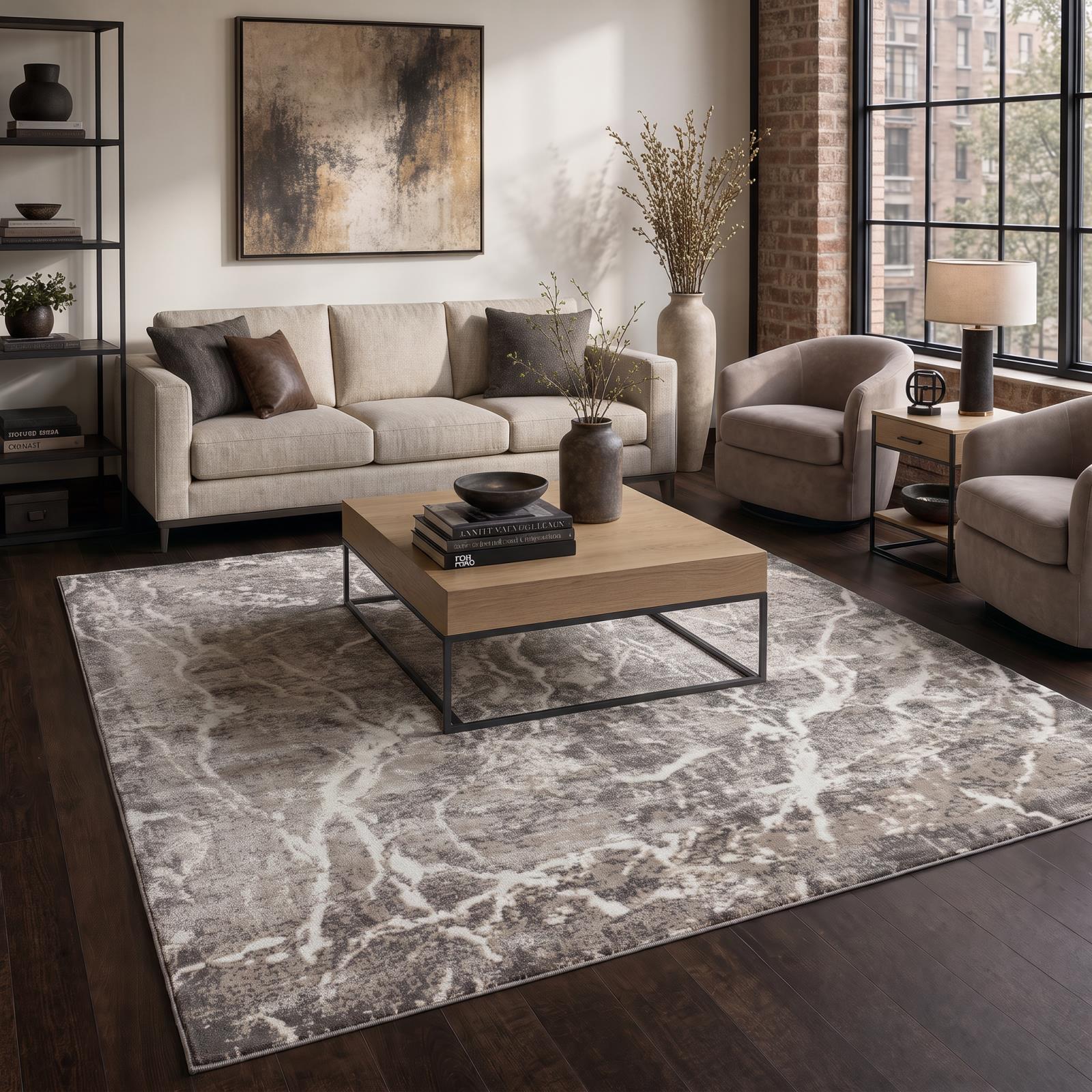 Petra PT12 Brown Area Rug — view 6