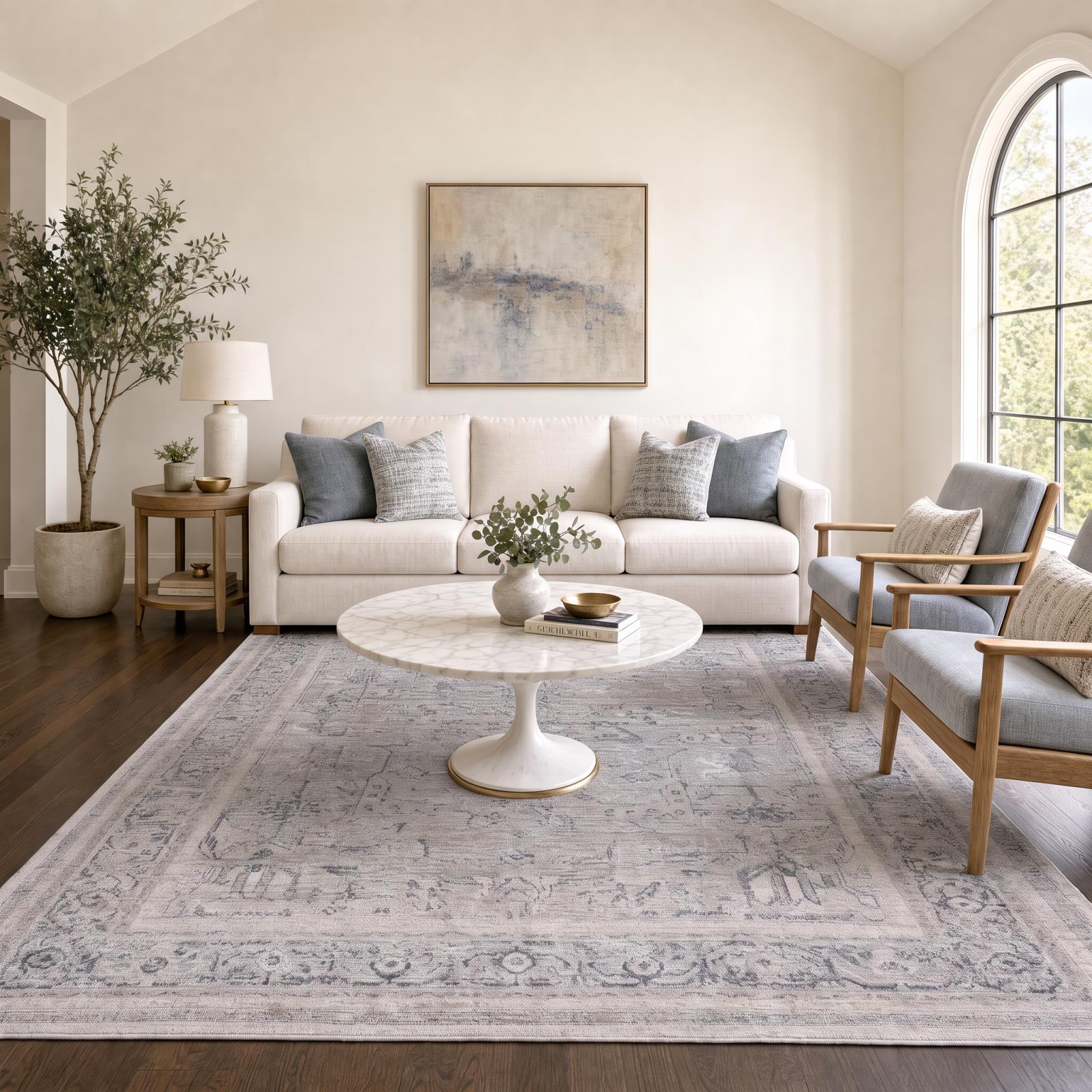Nevada NV01 Cream Area Rug — view 6