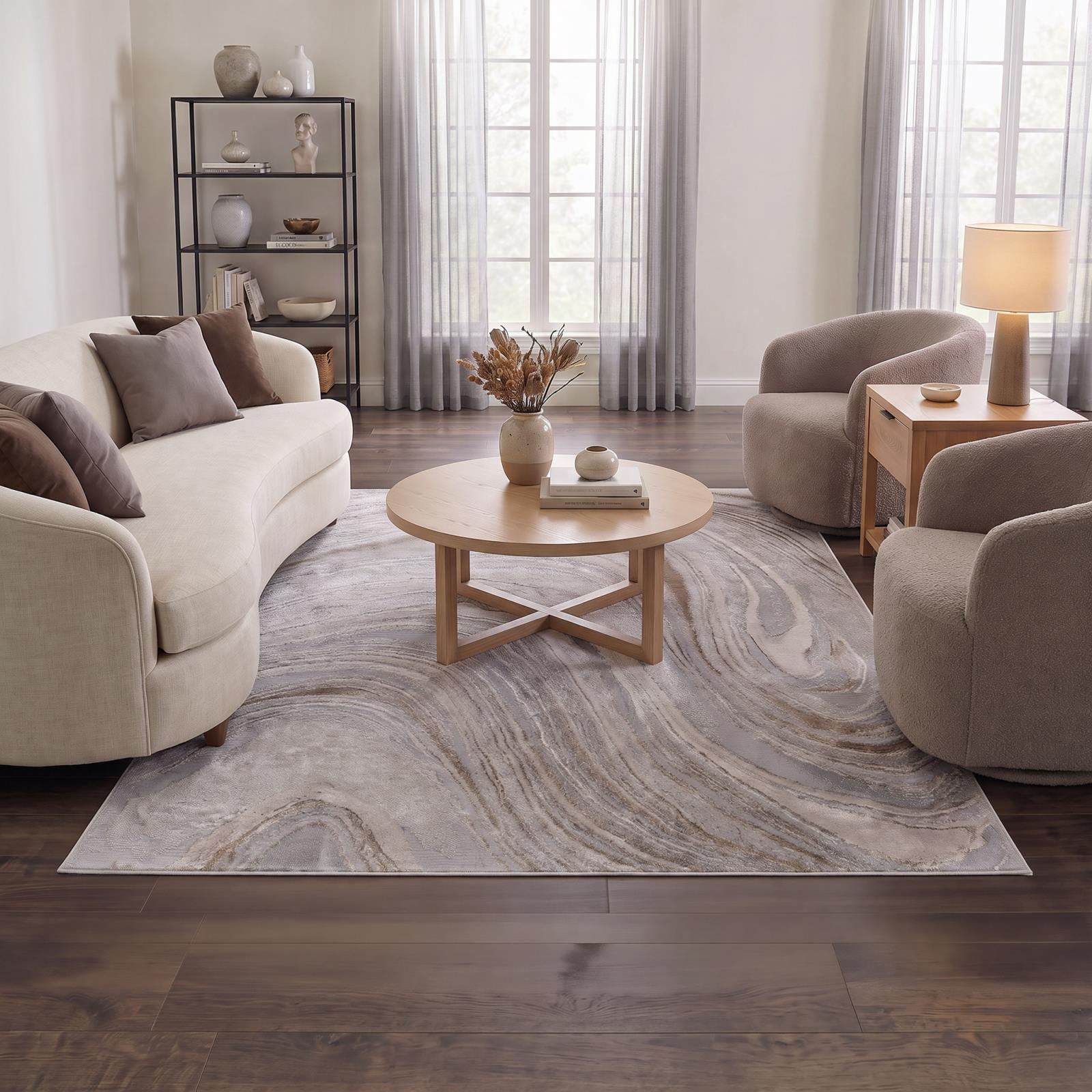 Nevada NV02 Gold Area Rug