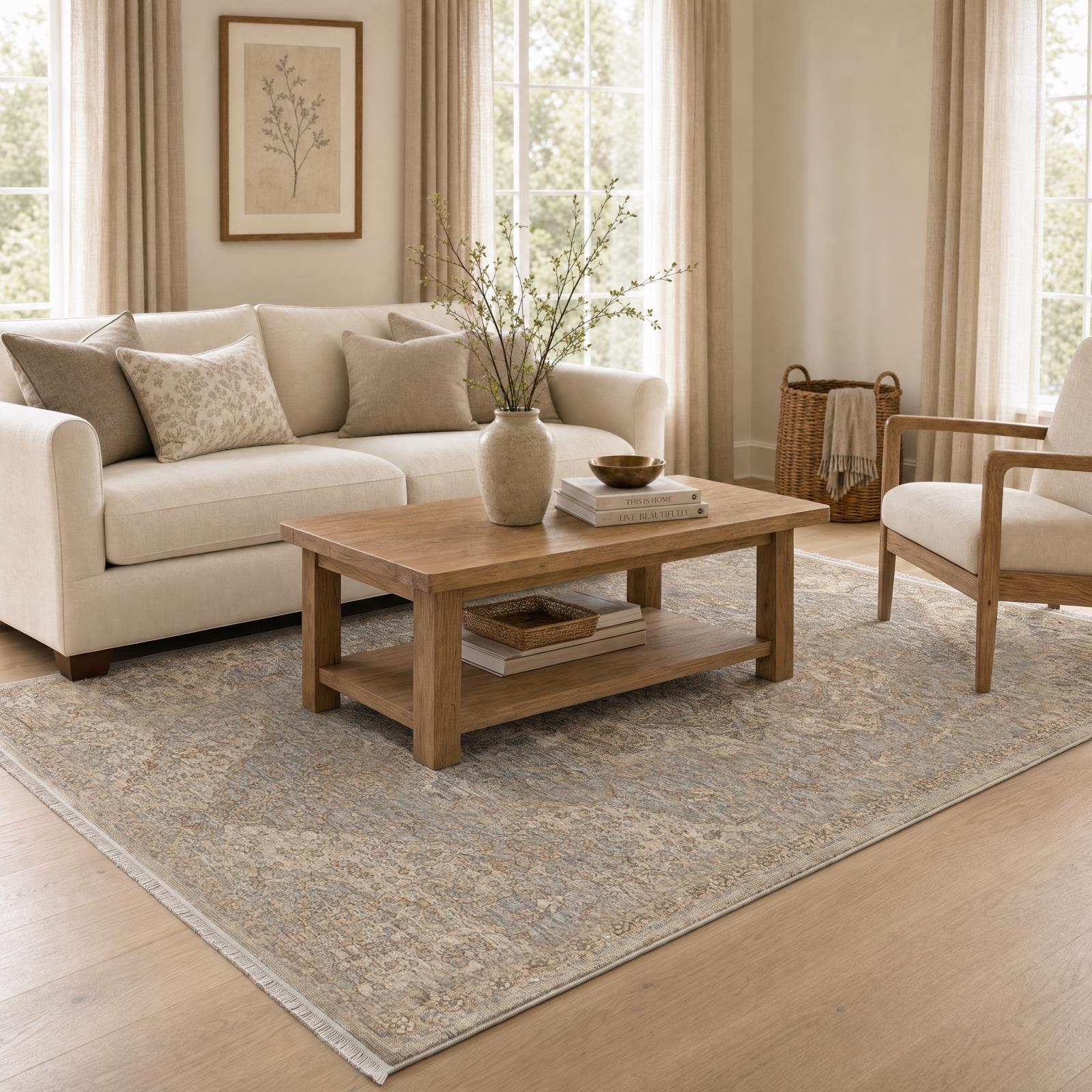 Stellios SE03 Beige Area Rug — view 6