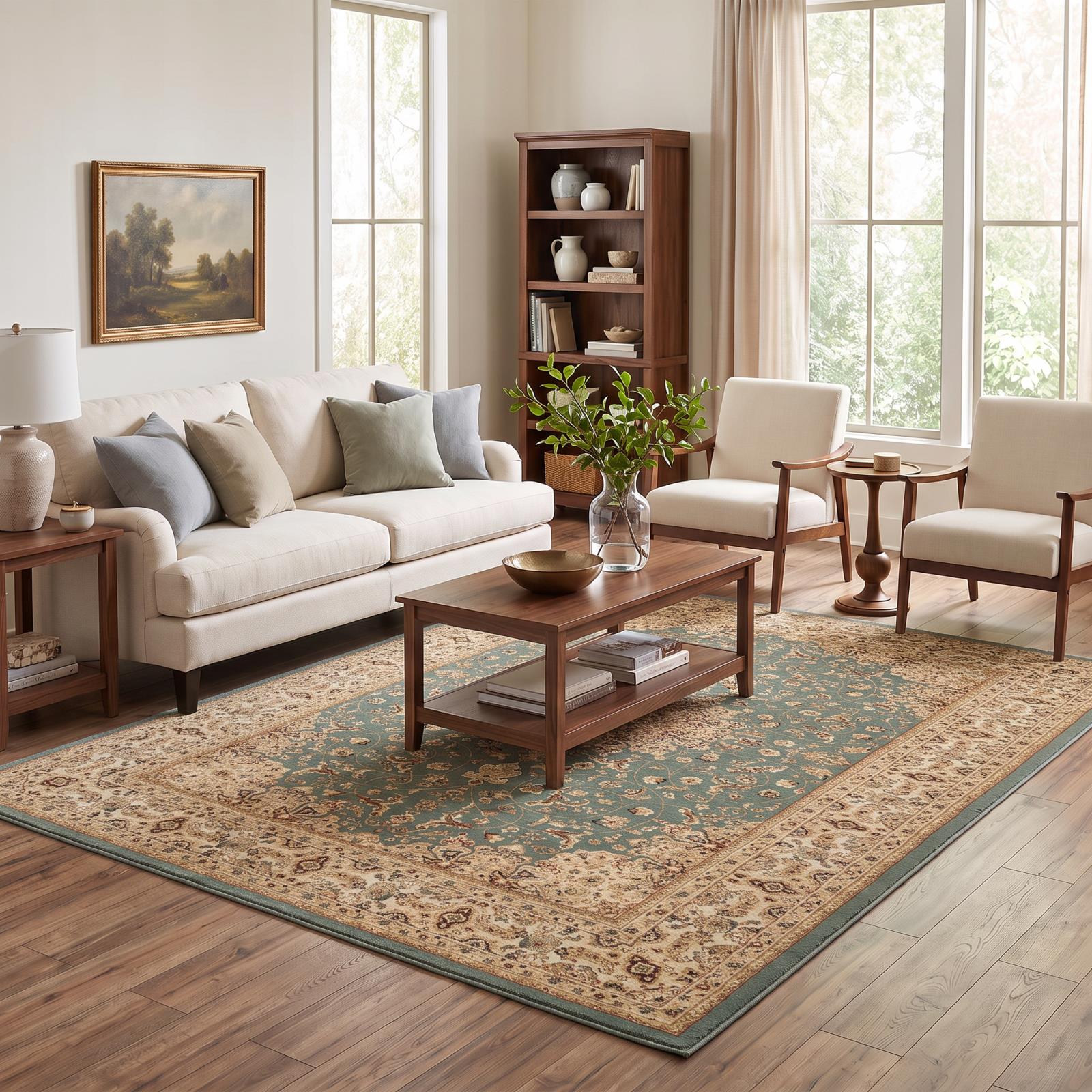 Izmir IZ04 Beige Area Rug