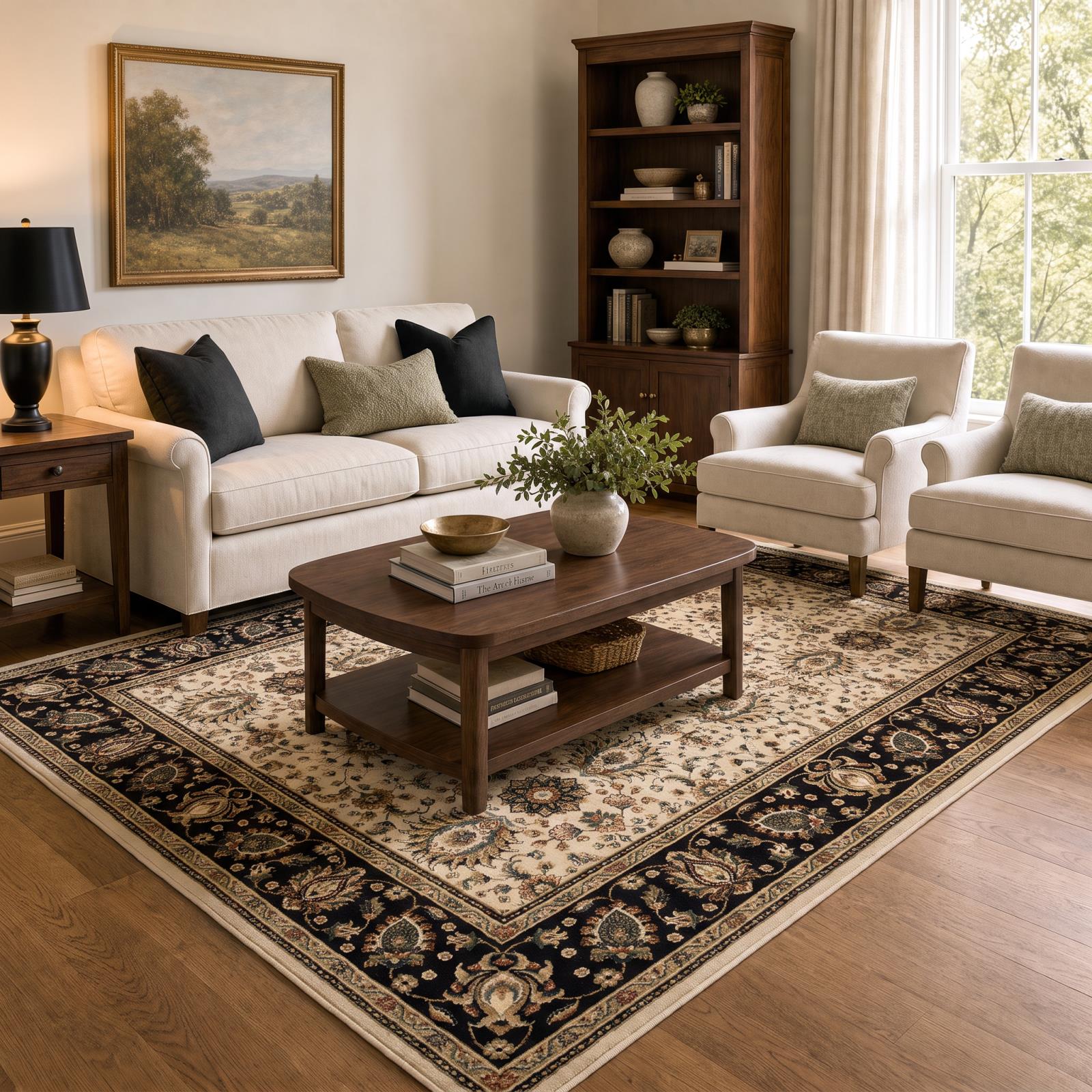 Izmir IZ06 Cream Area Rug