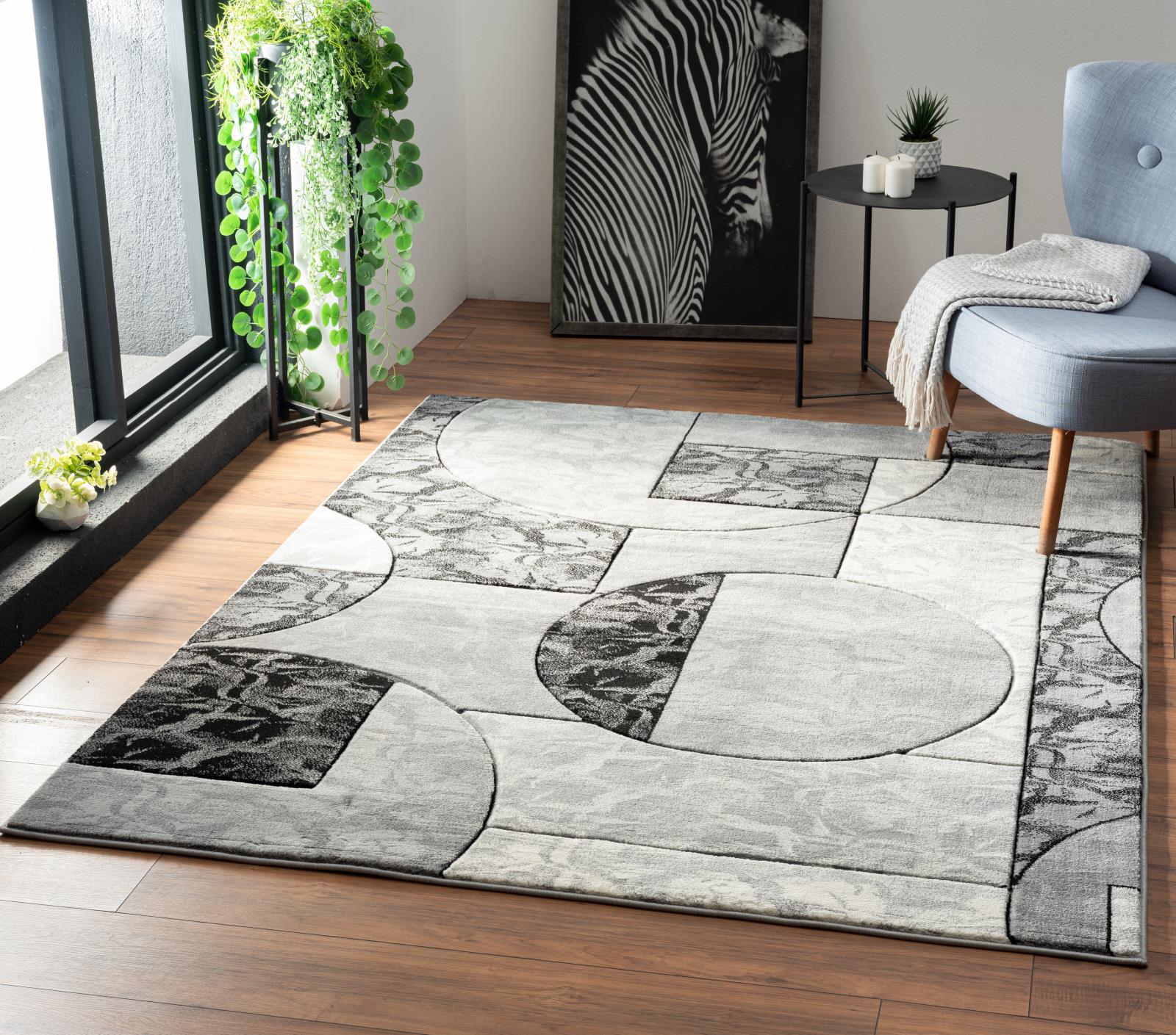 Crystal CT08 Gray Area Rug — view 6