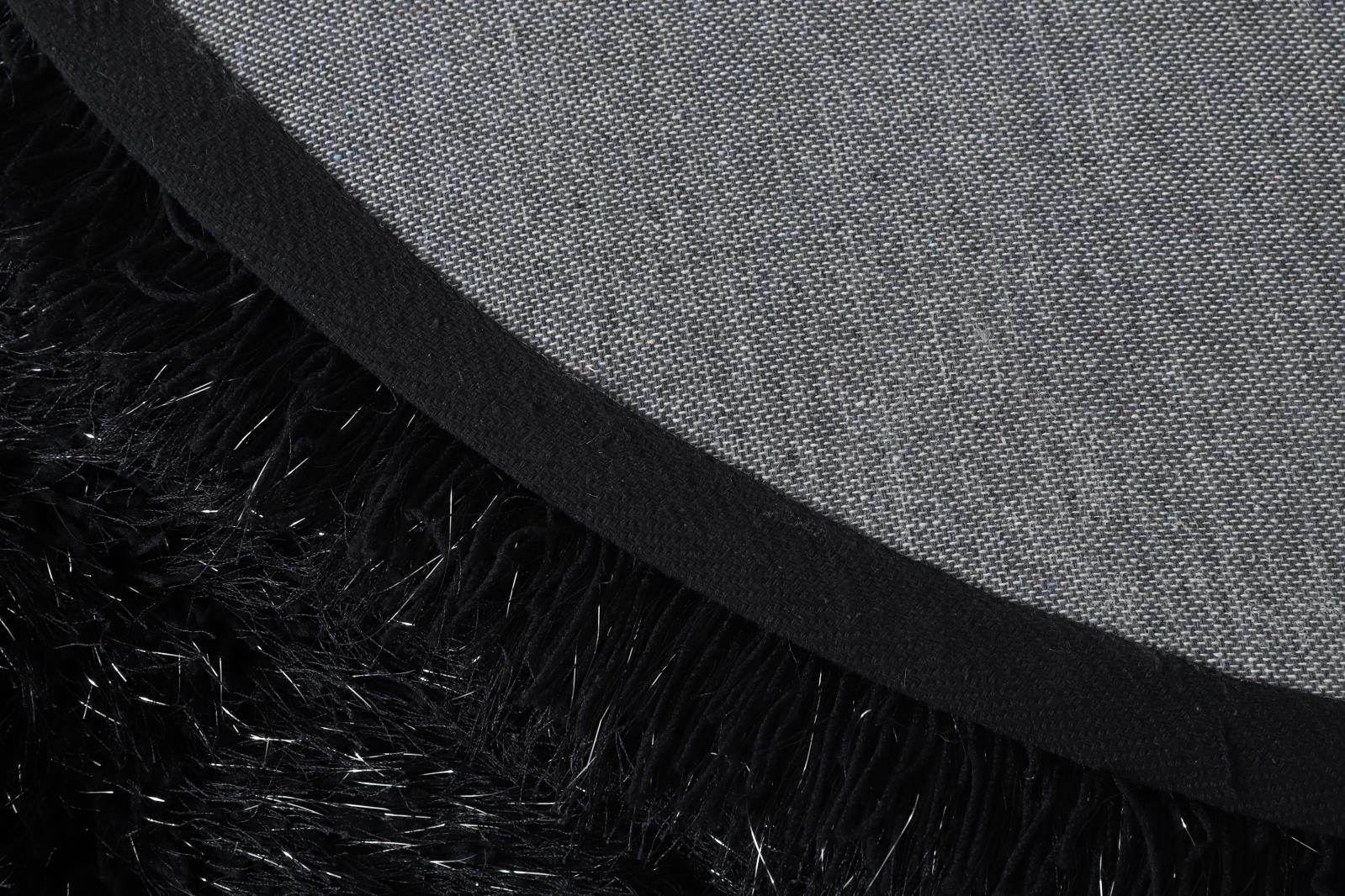 Manhattan MH08 Black Shag Rug — view 9