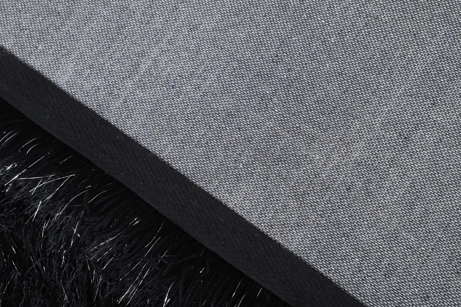 Manhattan MH08 Black Shag Rug — view 2