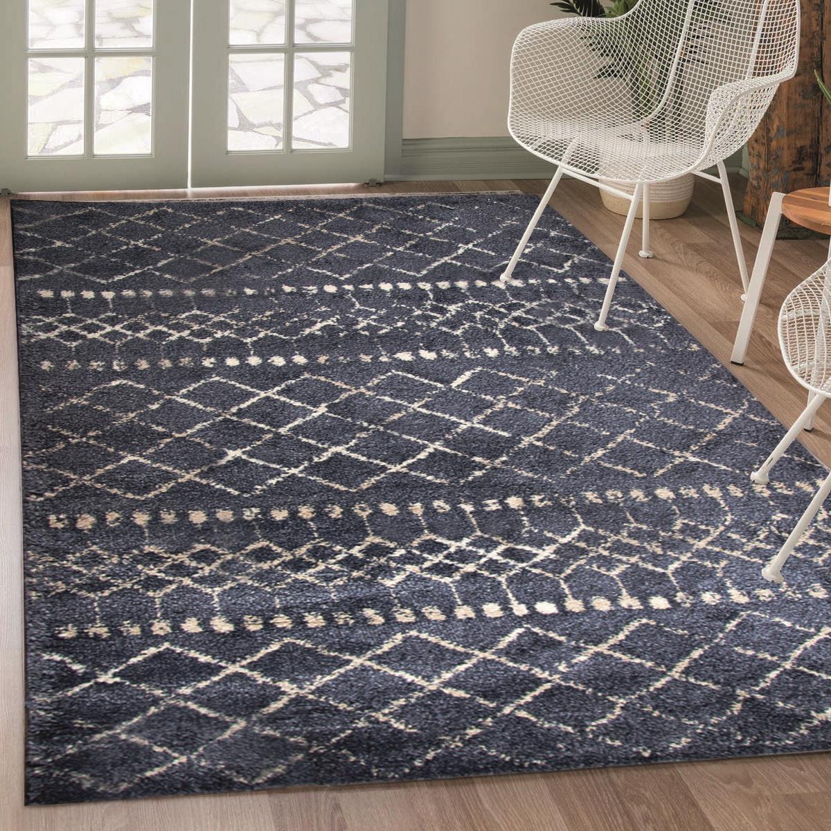 Daku DK01 Blue Area Rug — view 5