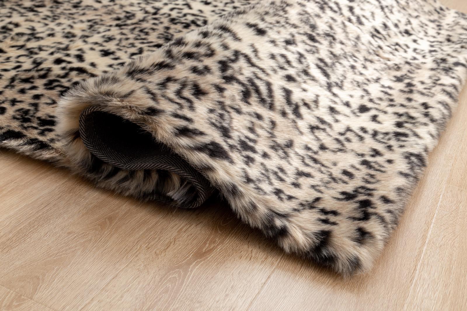 Luxury LX06 Cheetah Print Shag Rug — view 5