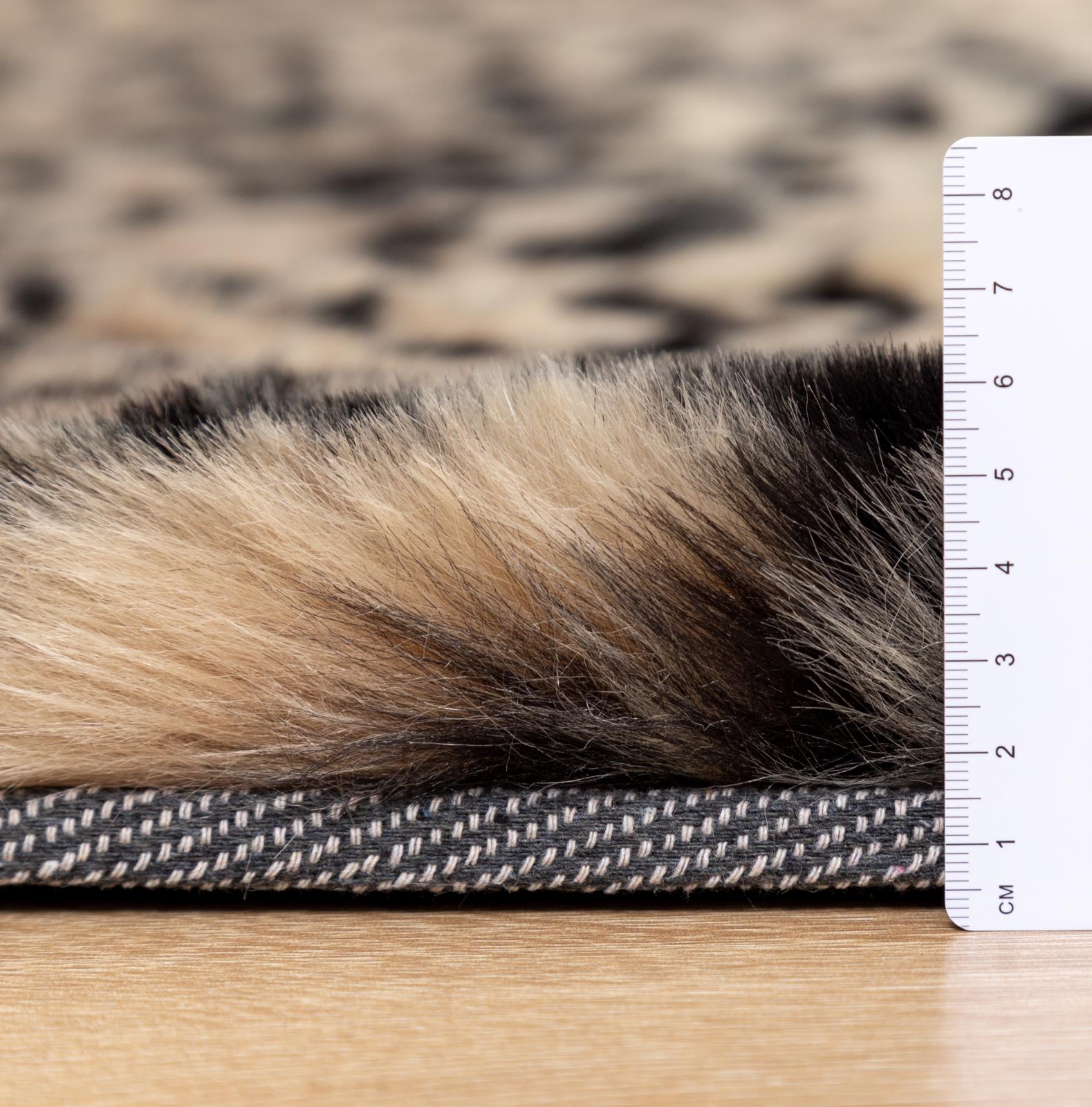Luxury LX06 Cheetah Print Shag Rug — view 3