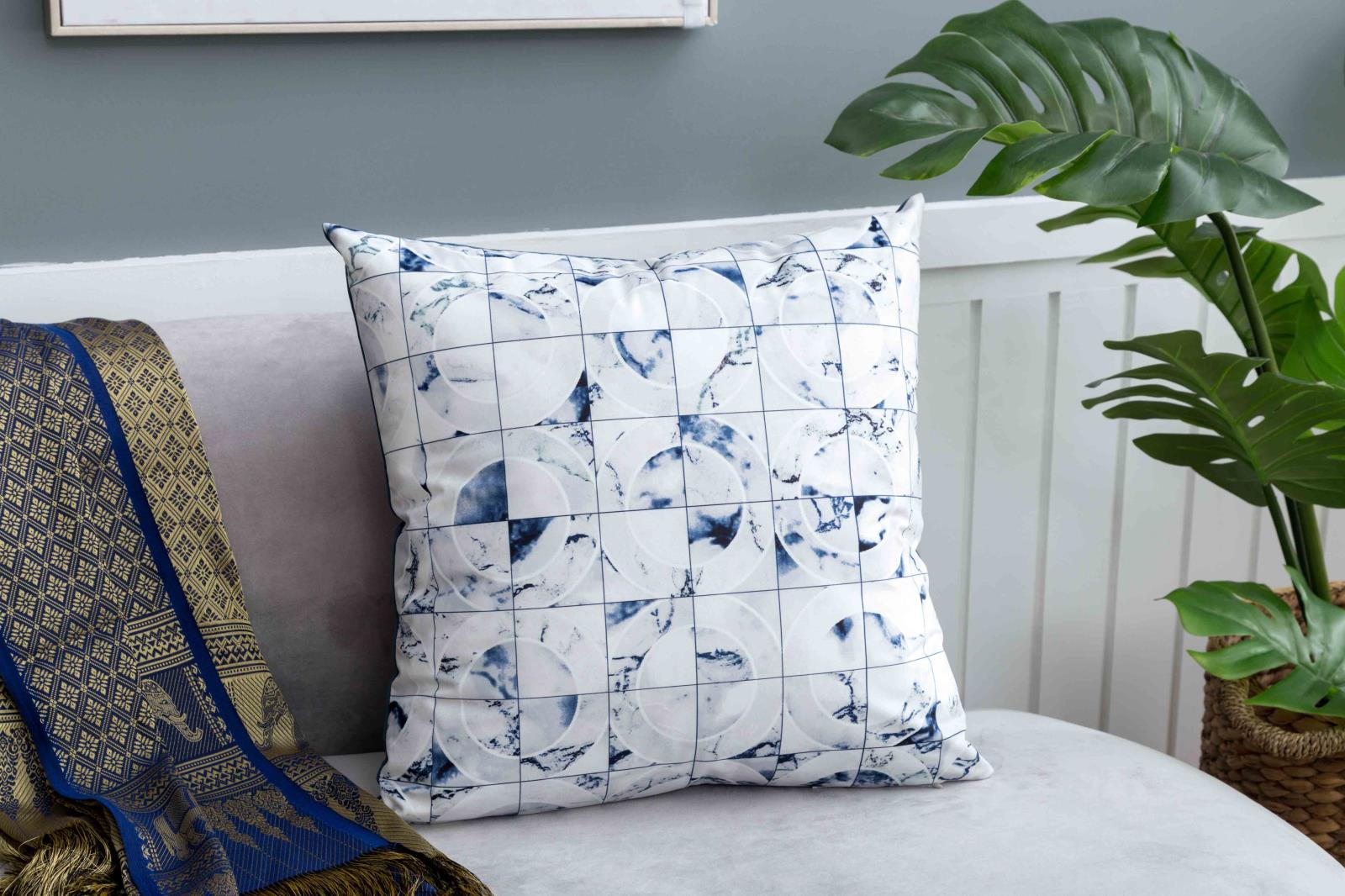 Pillows PO12 Blue Accent Pillow — view 2