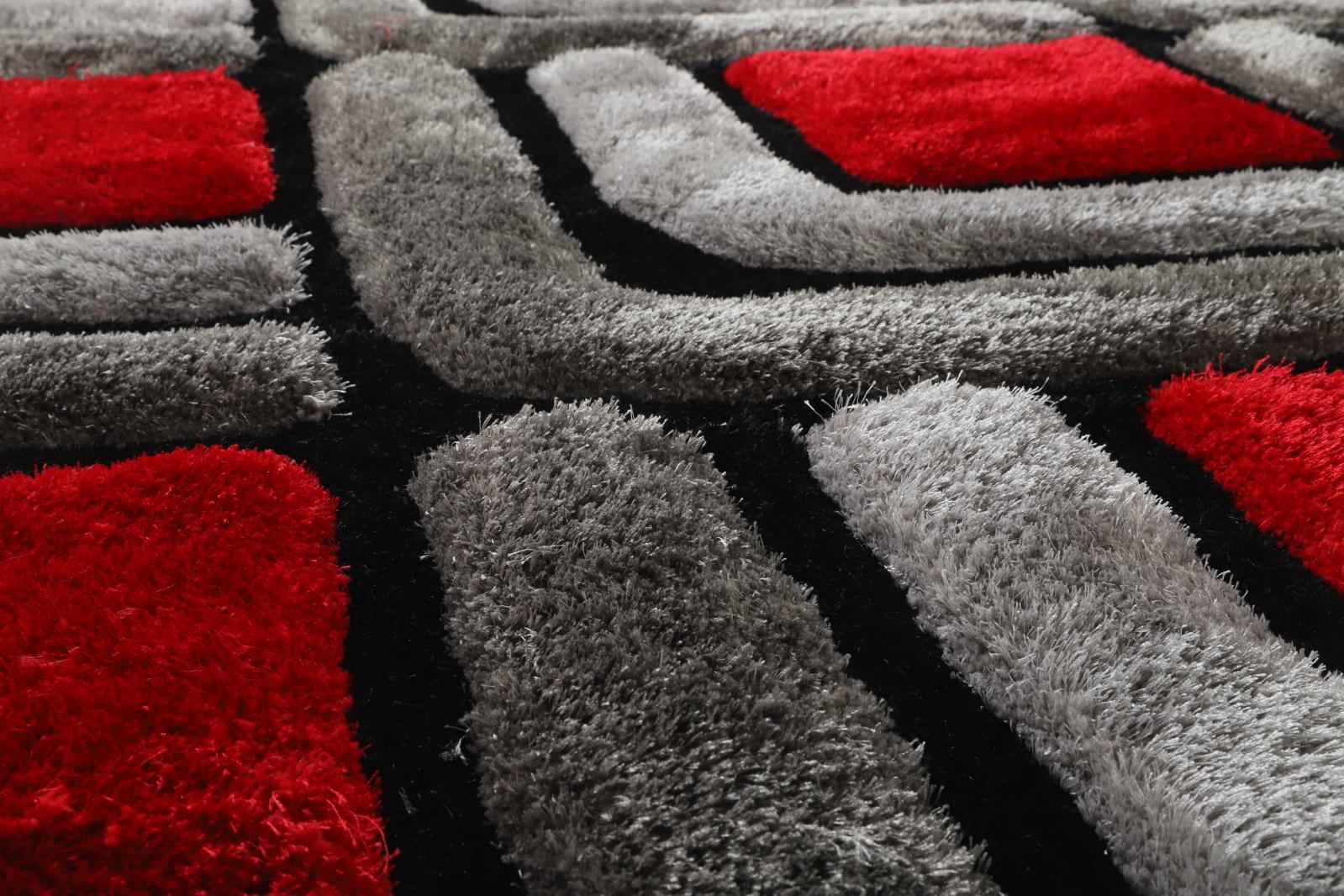 Mateos MS27 Gray Shag Rug — view 8