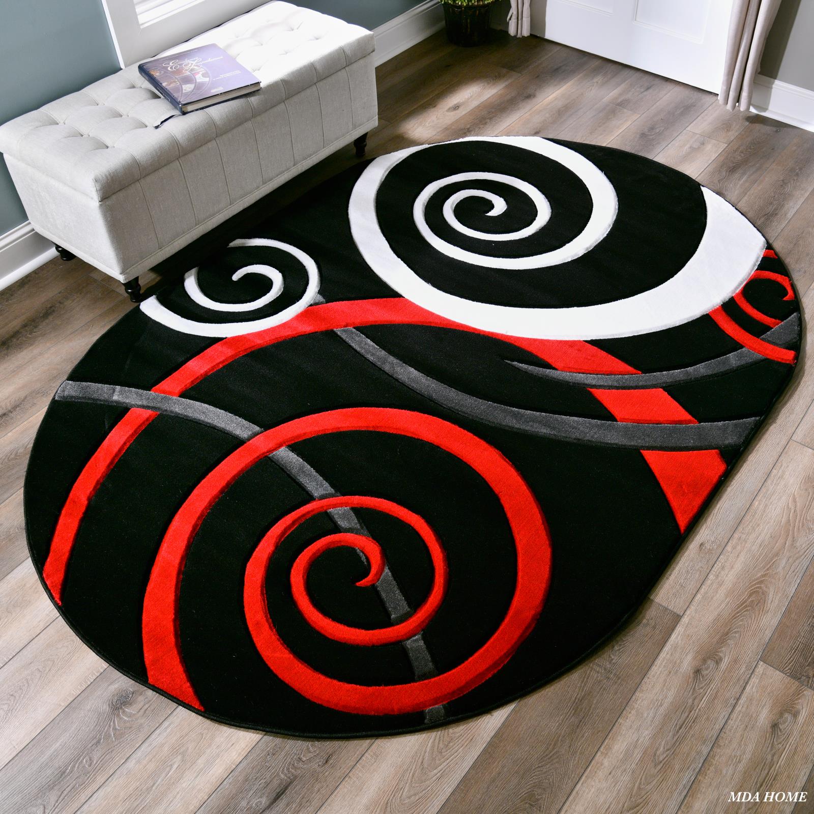 Orelsi OR02 Black Area Rug — view 5