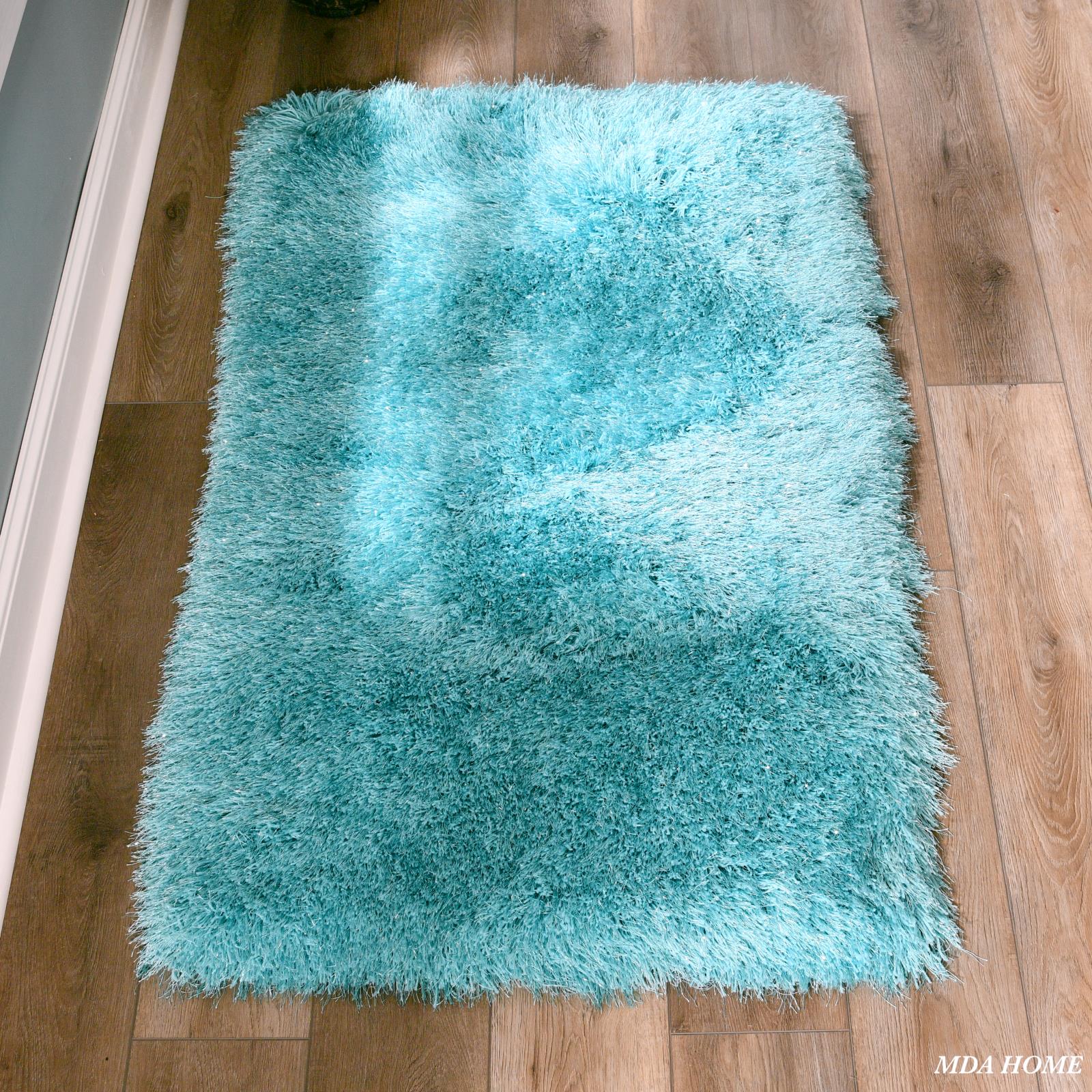 Manhattan MH06 Turquoise Shag Rug
