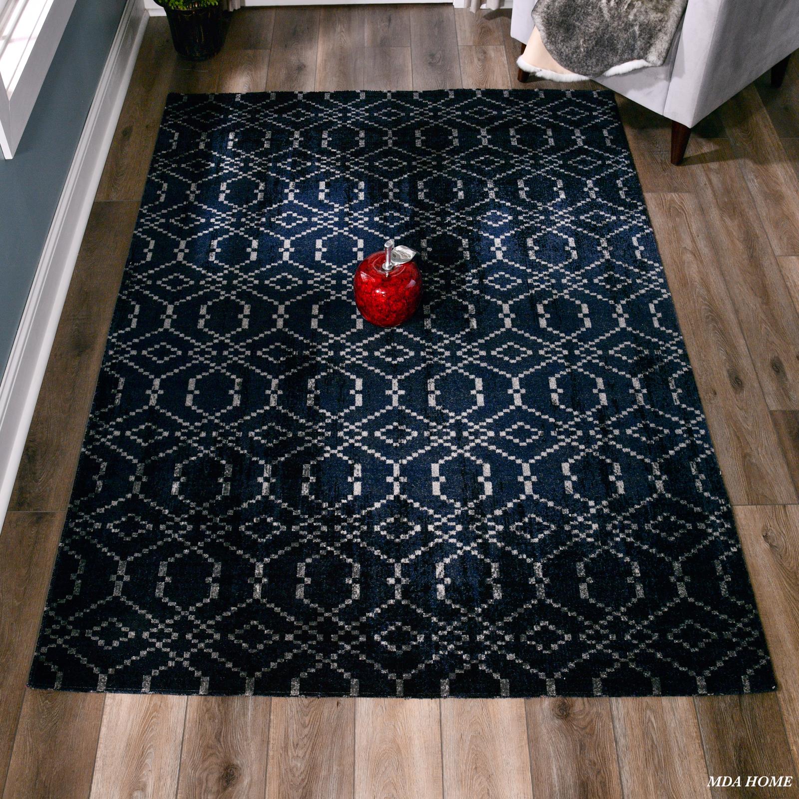 Desire DS03 Navy Blue Indoor/Outdoor Rug — view 3