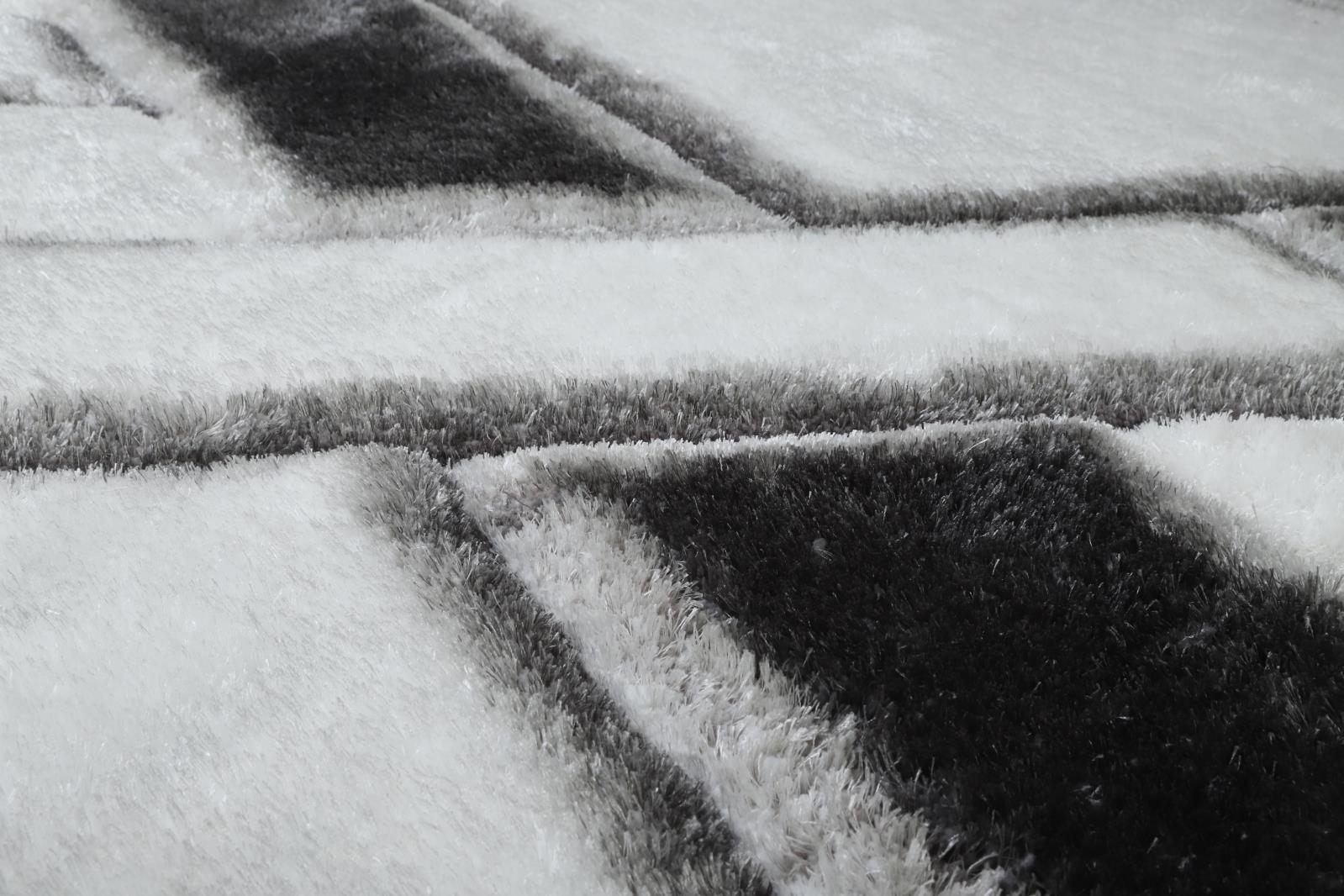 Mateos MS06 White Shag Rug — view 7