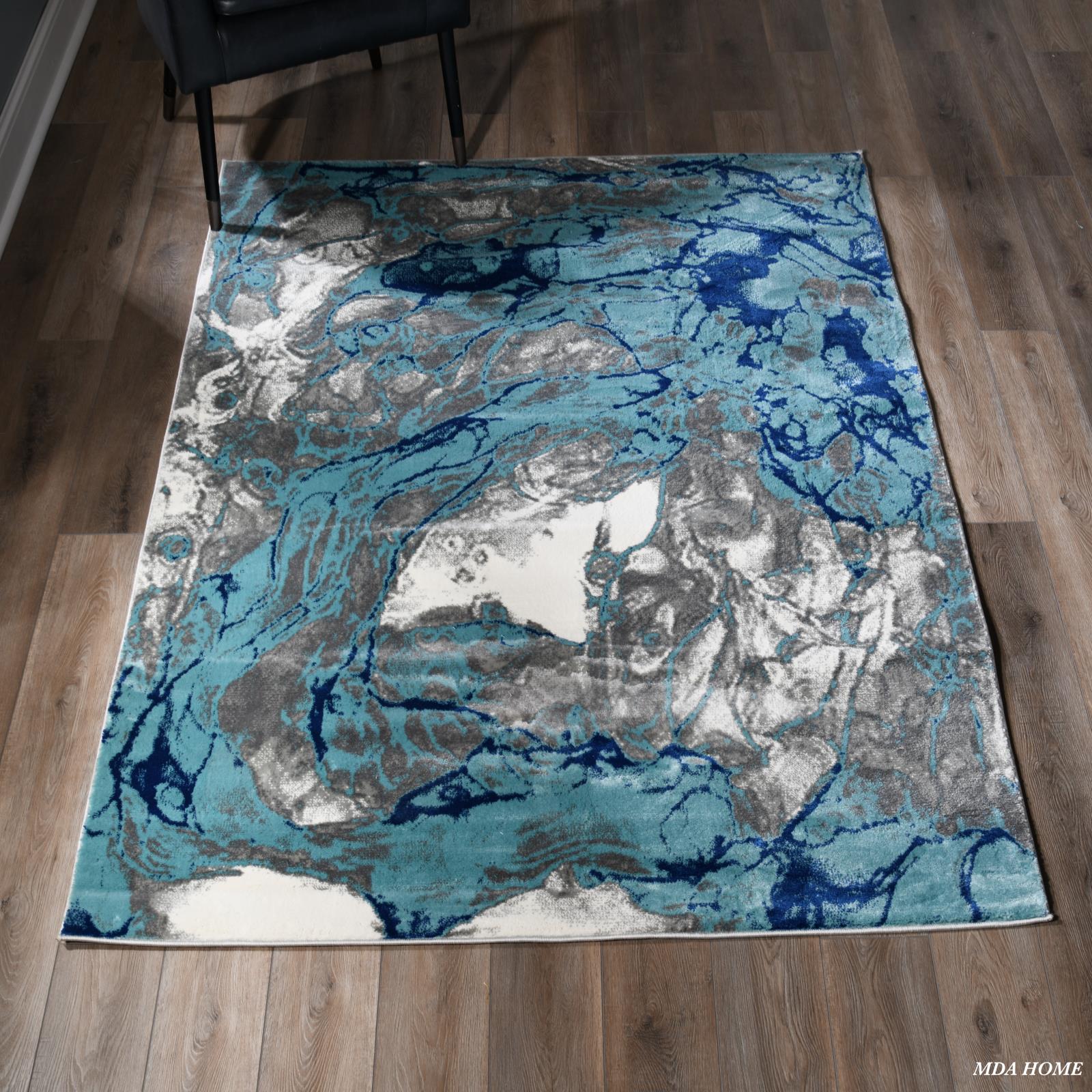 Samos SM12 Blue Area Rug — view 5