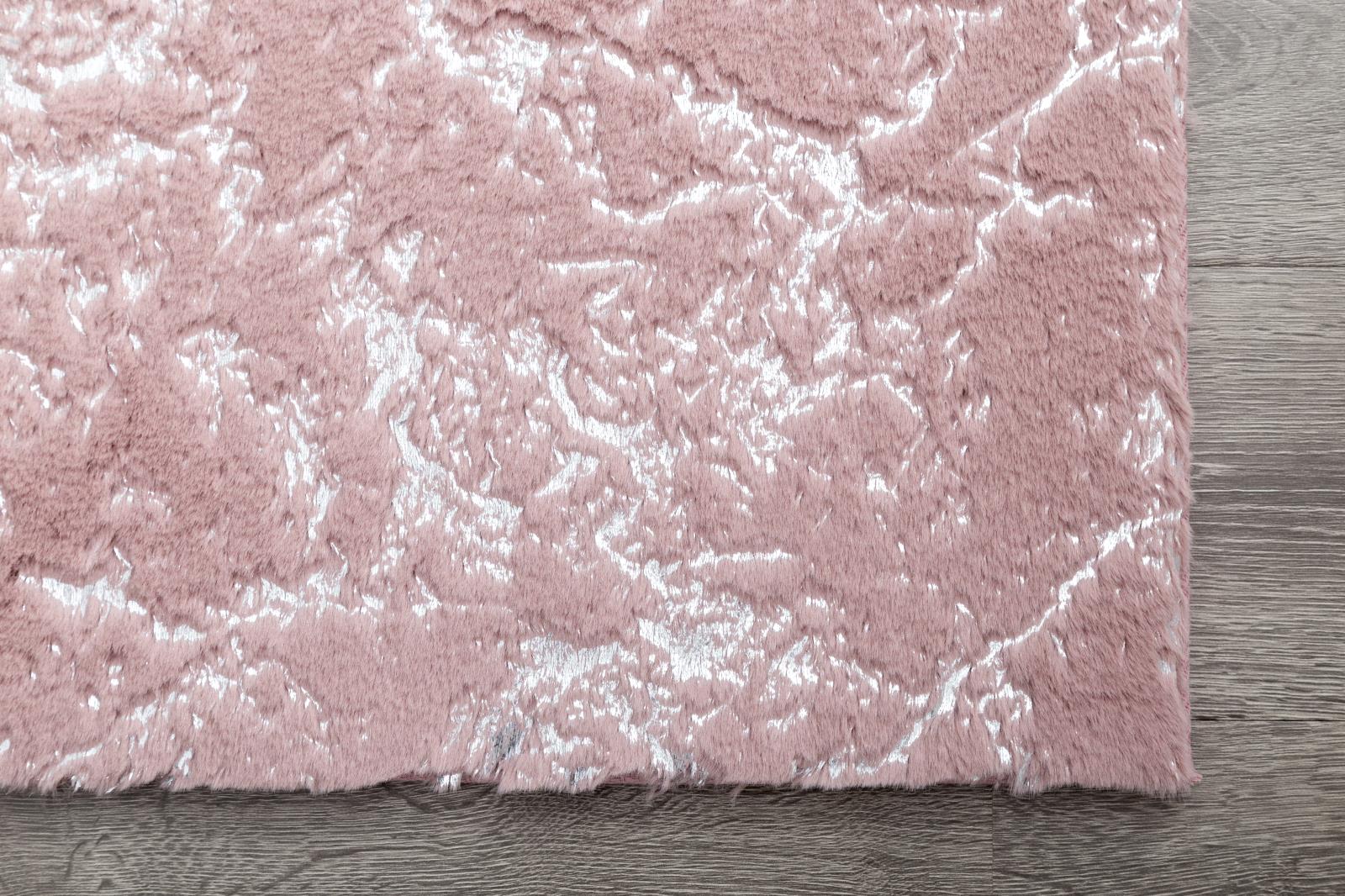 Chryso CH01 Pink Shag Rug — view 5