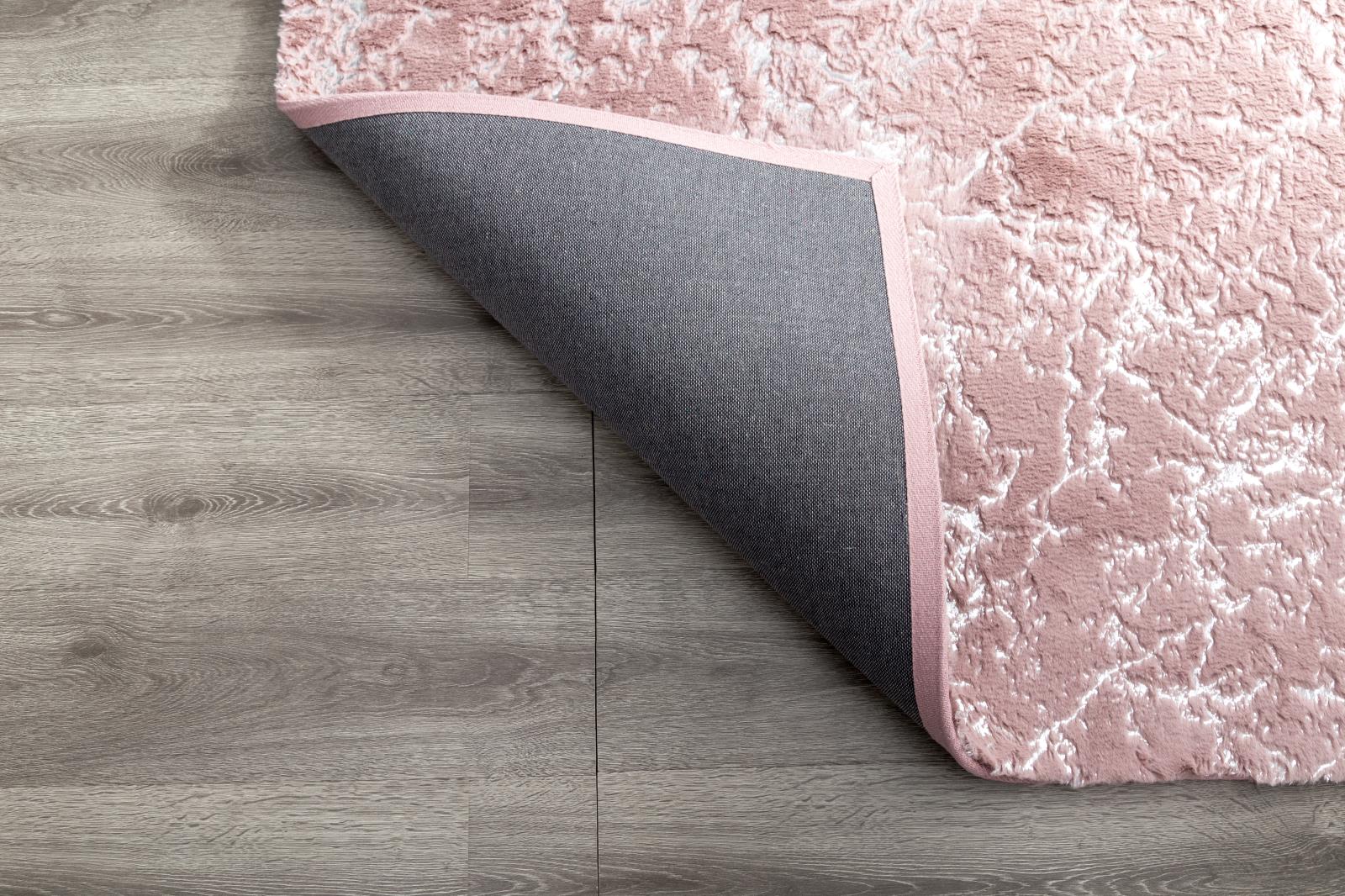 Chryso CH01 Pink Shag Rug — view 4