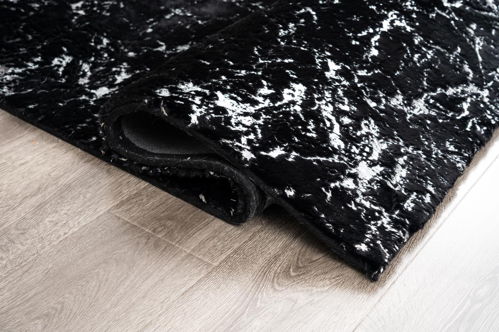 Chryso CH02 Black Shag Rug — view 5