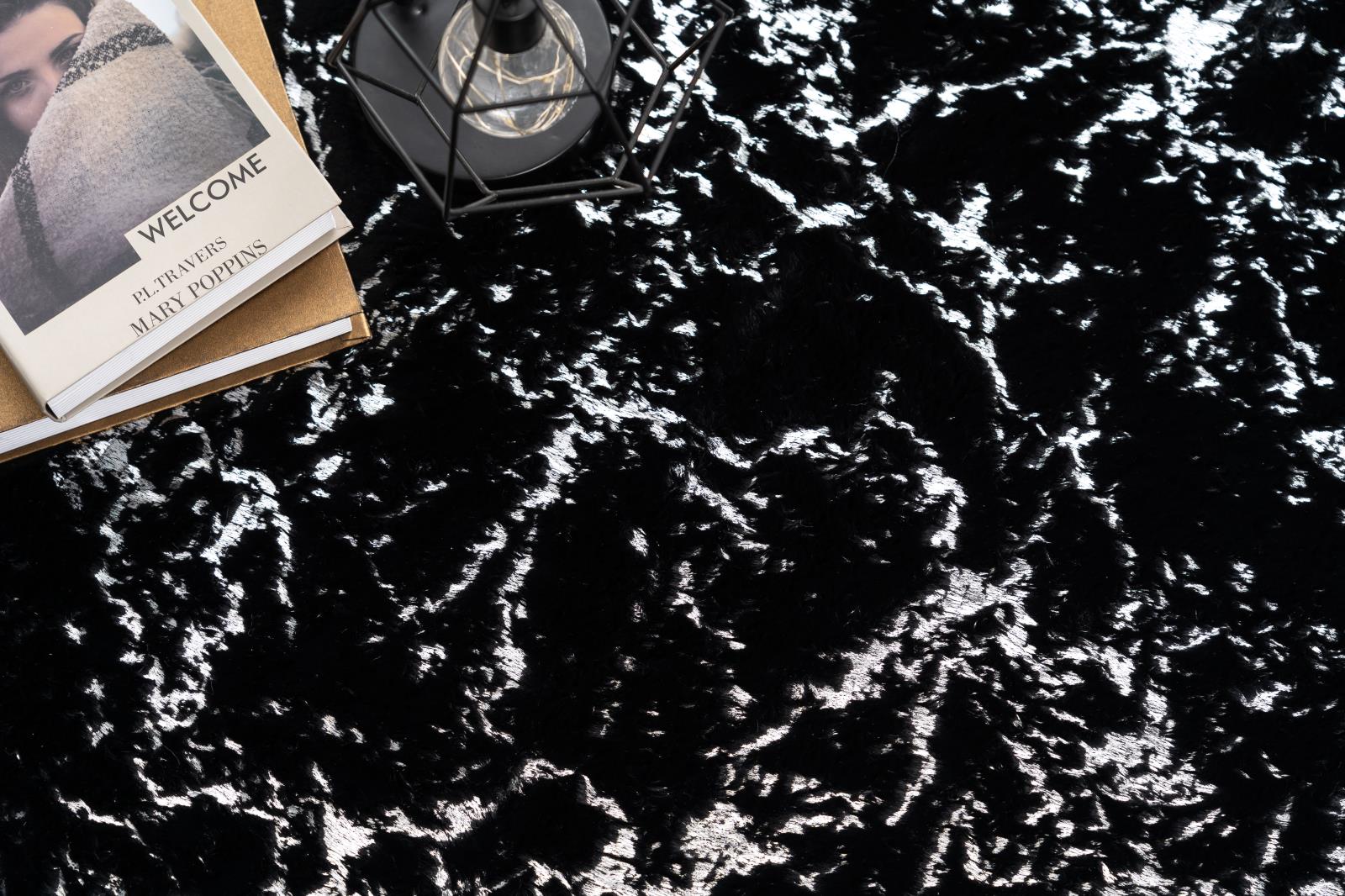 Chryso CH02 Black Shag Rug — view 3