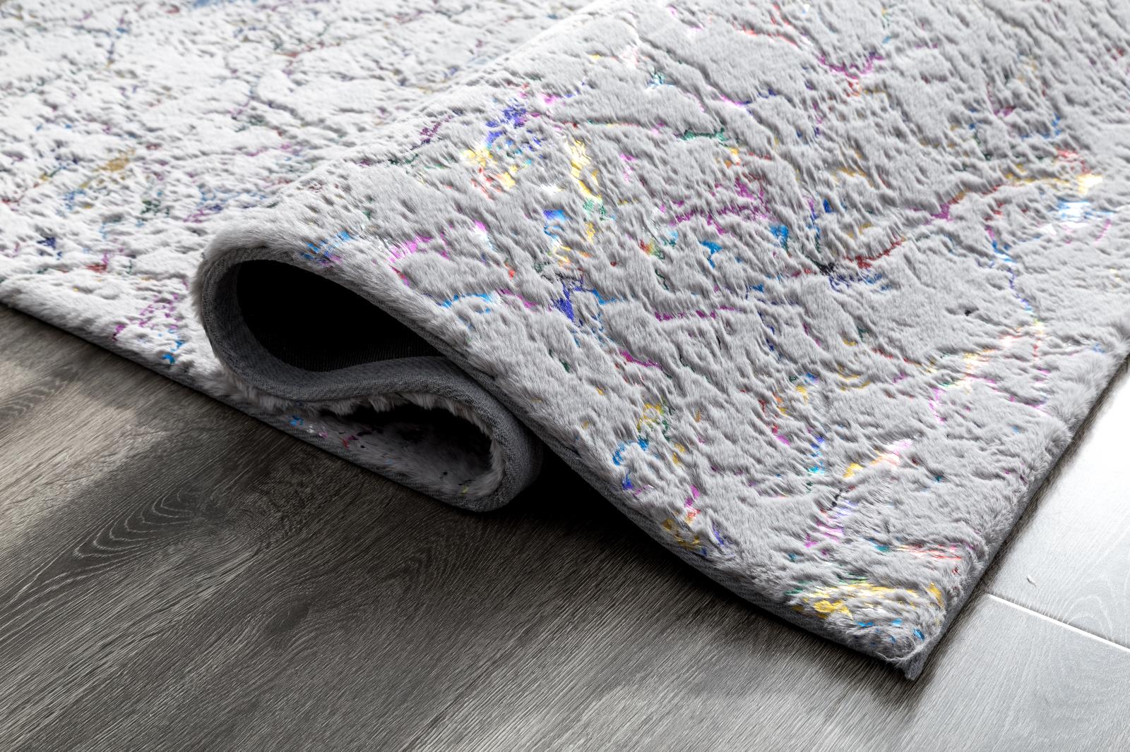 Chryso CH04 Gray Shag Rug — view 4