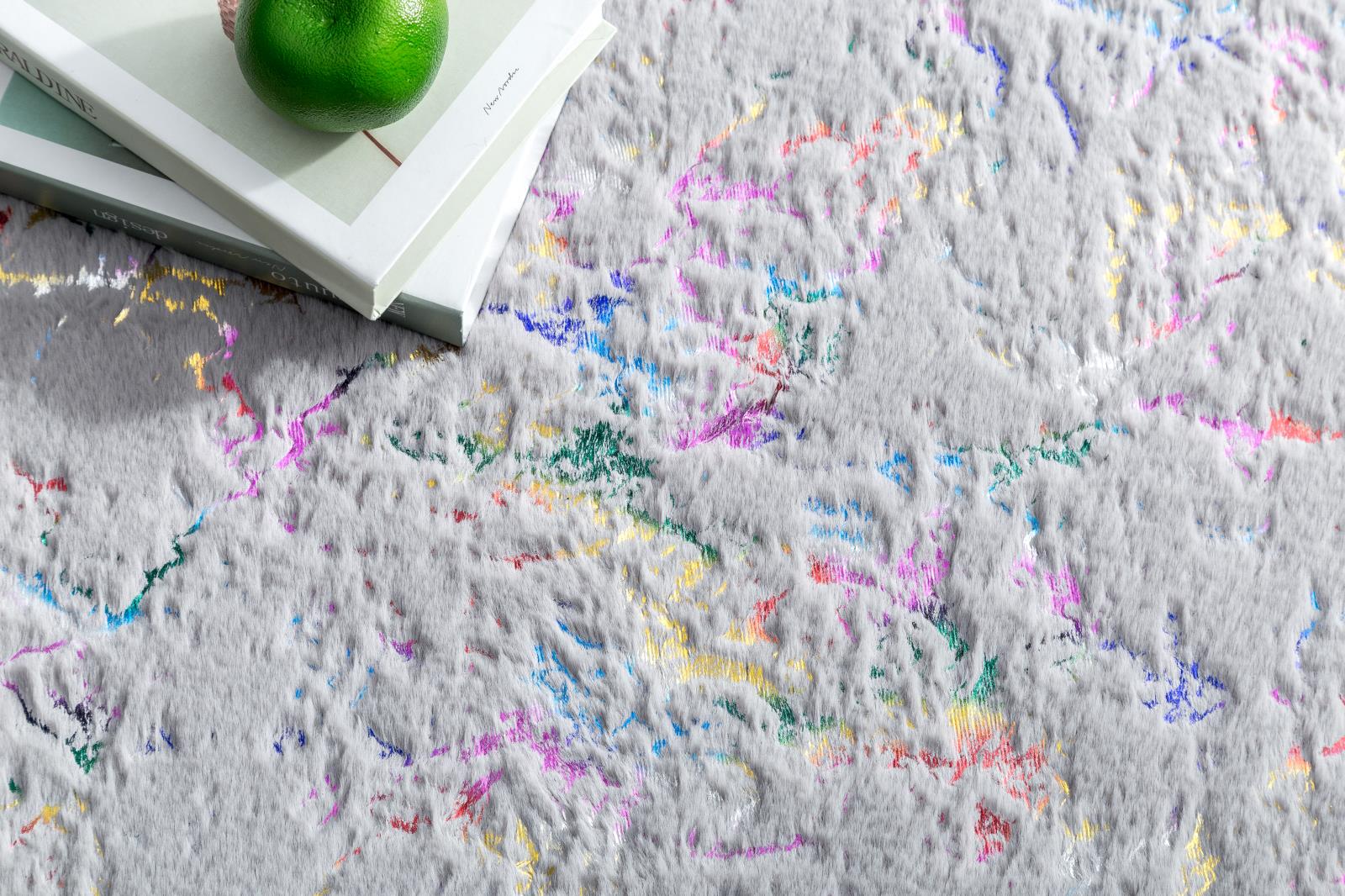 Chryso CH04 Gray Shag Rug — view 5