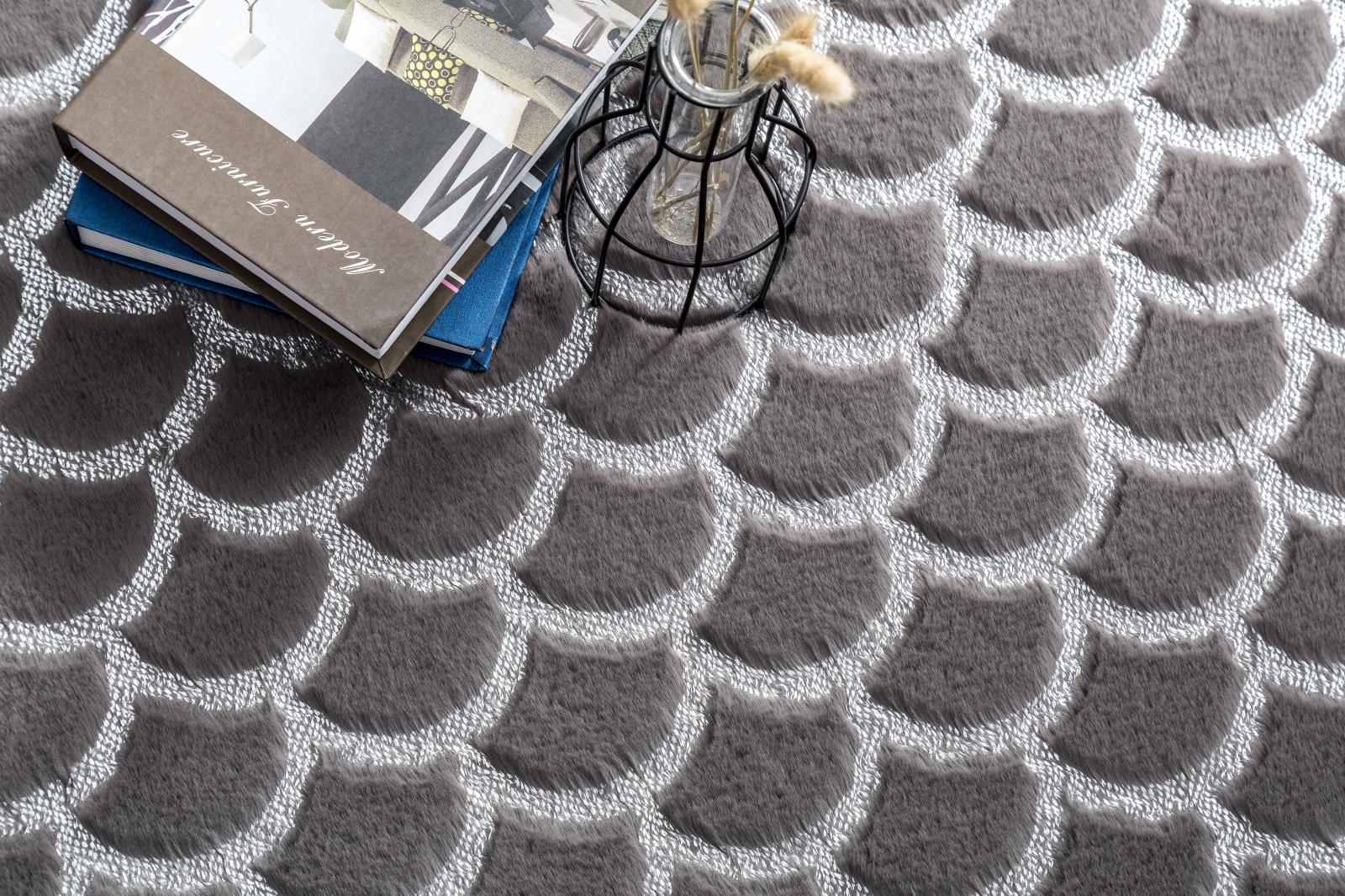 Chryso CH07 Brown Shag Rug — view 3