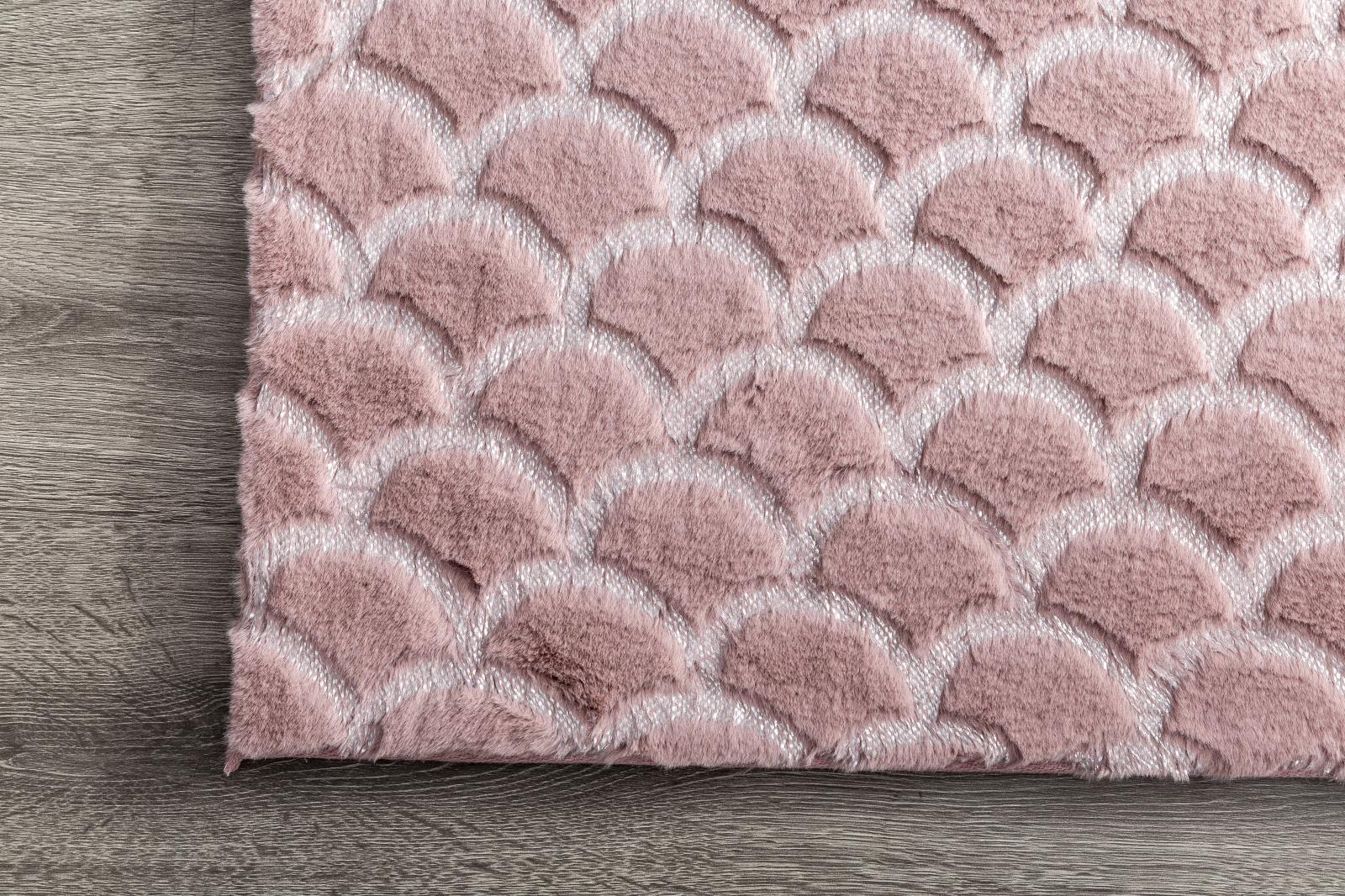 Chryso CH10 Pink Shag Rug — view 4