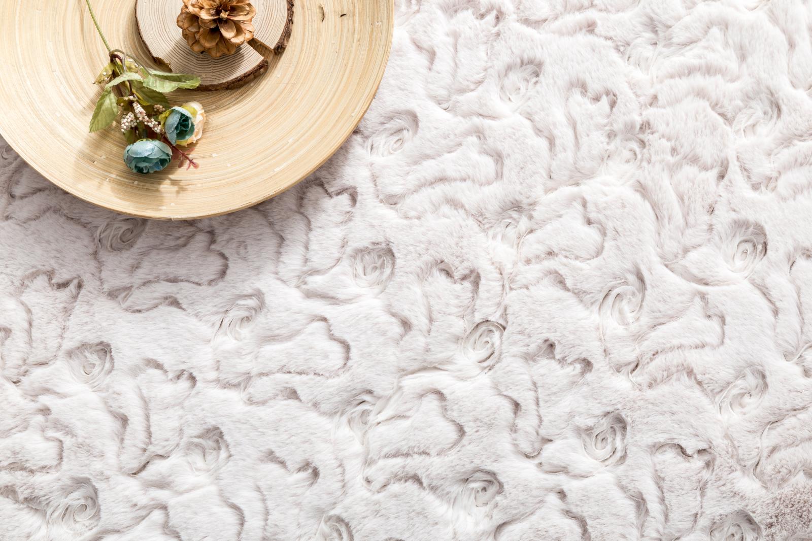 Chryso CH11 Pink Shag Rug — view 7
