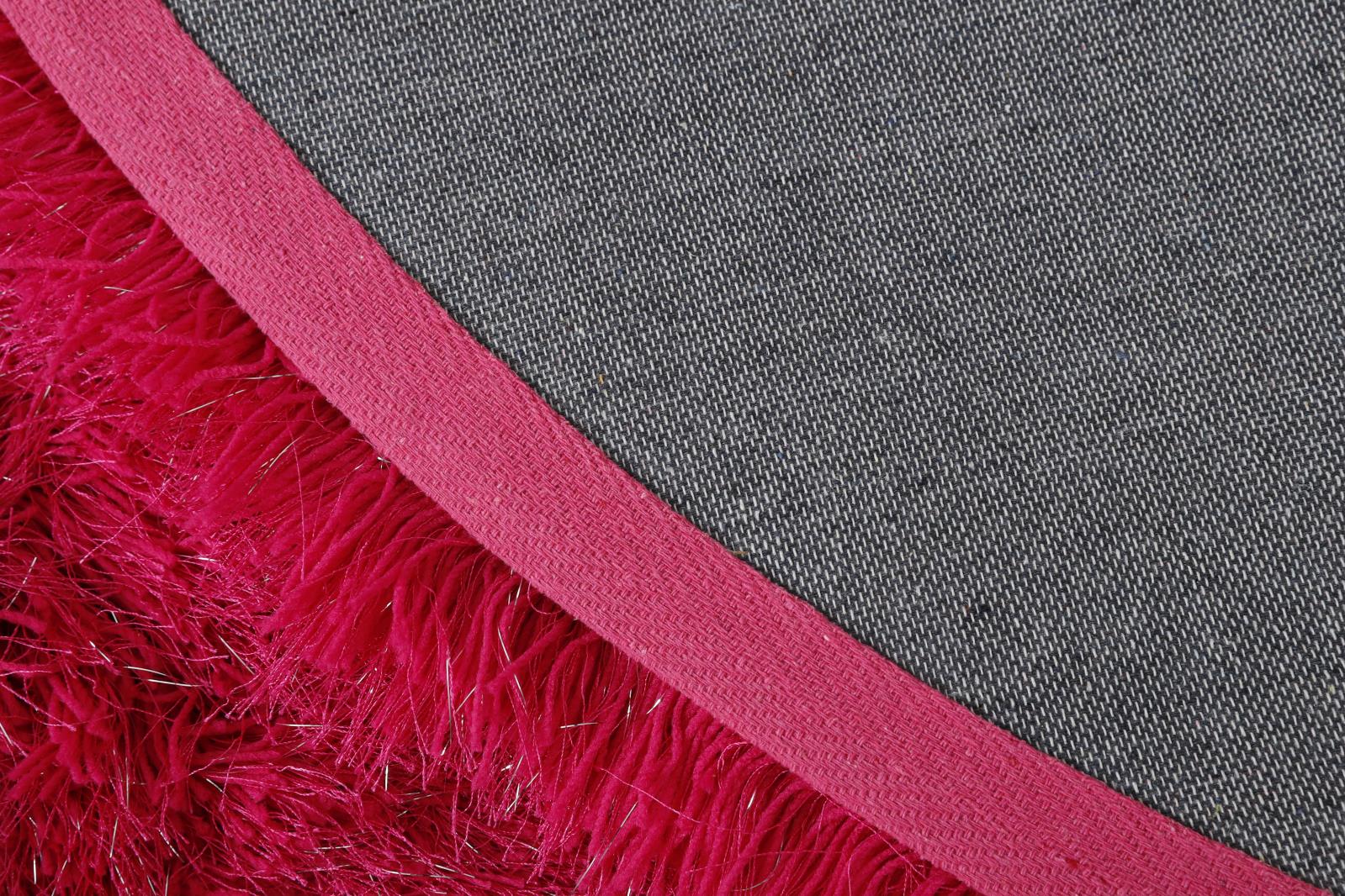 Manhattan MH05 Fuchsia Shag Rug — view 4