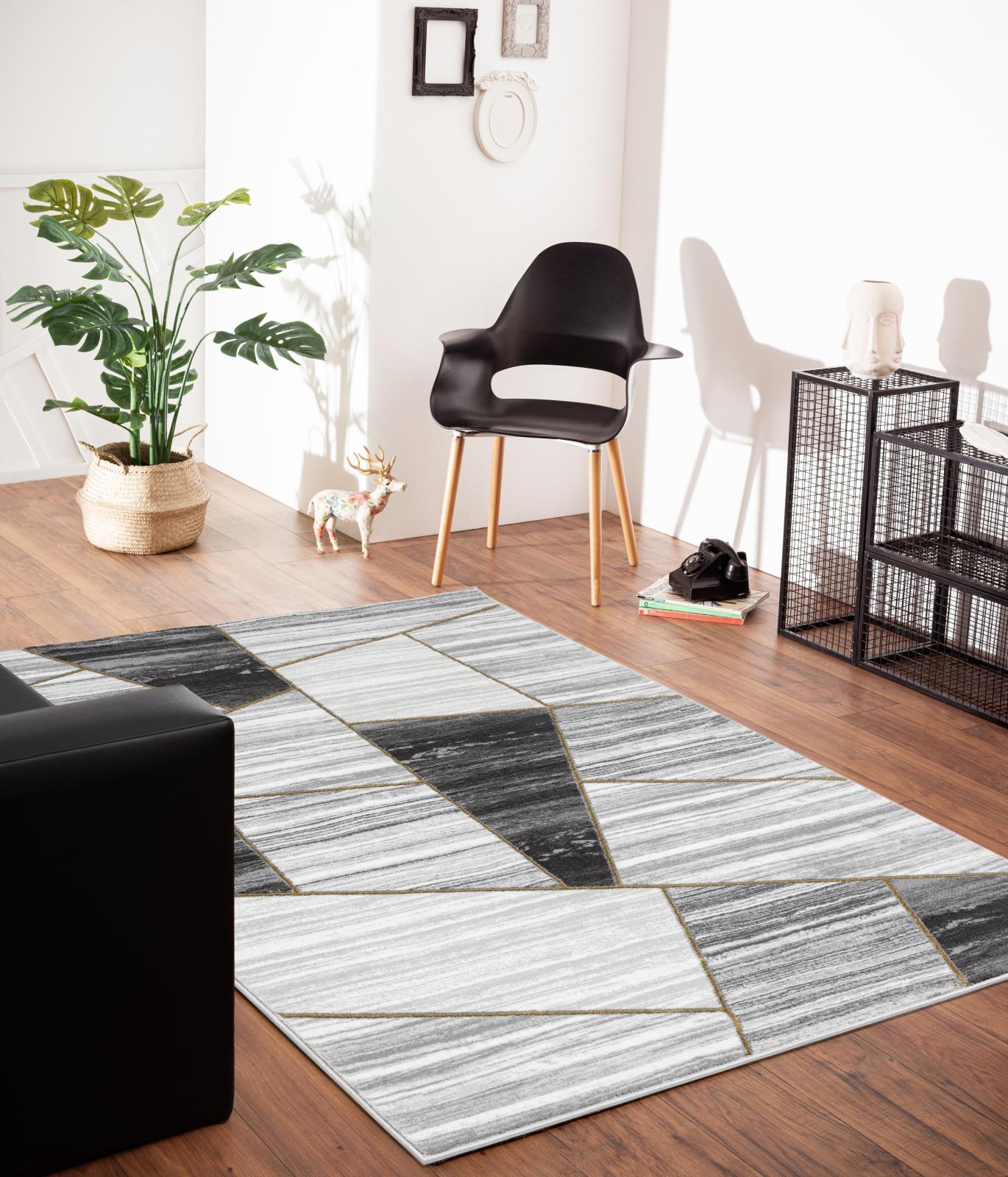 Brooklyn BK01 Gray Area Rug — view 9