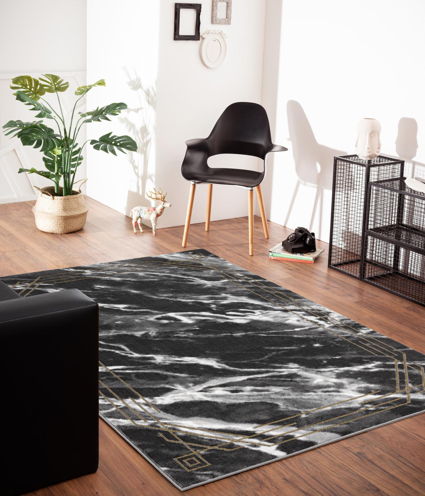 Brooklyn BK03 Black Area Rug — view 8