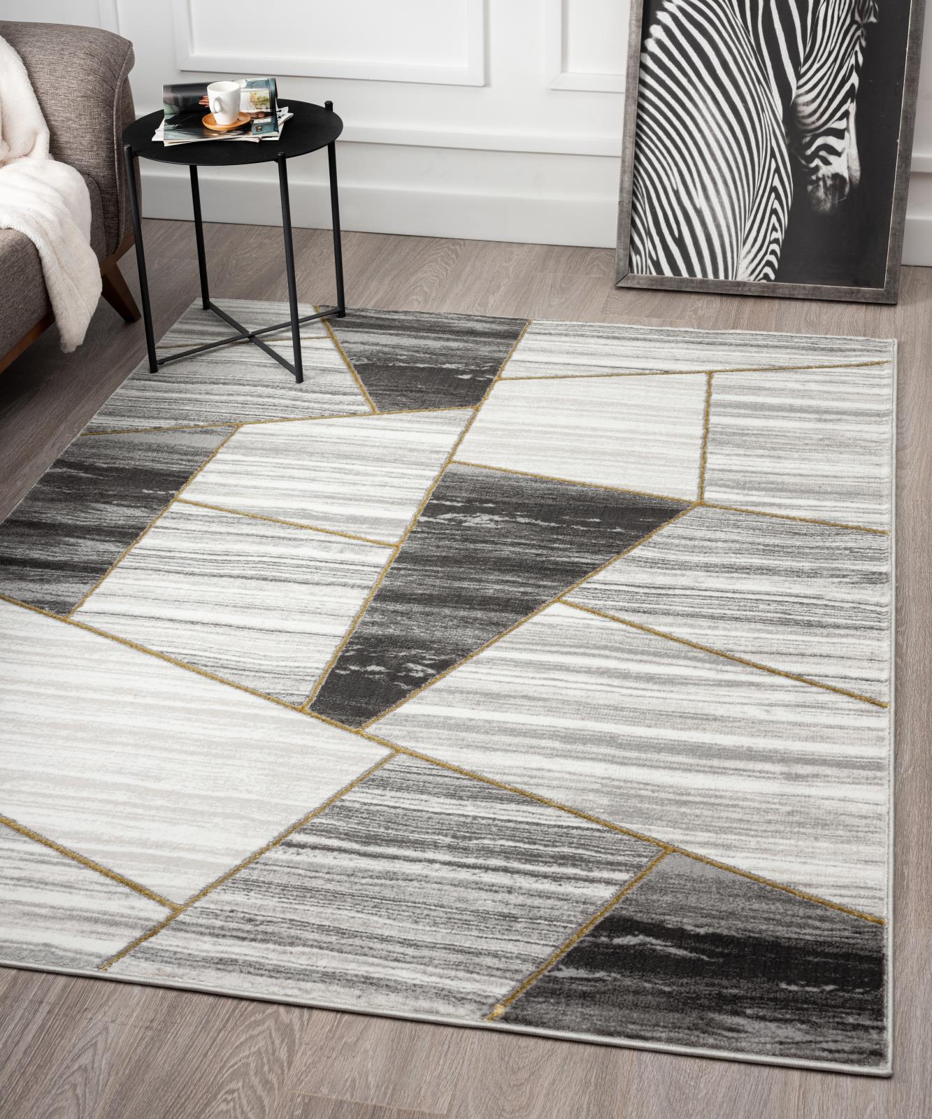 Brooklyn BK01 Gray Area Rug — view 3