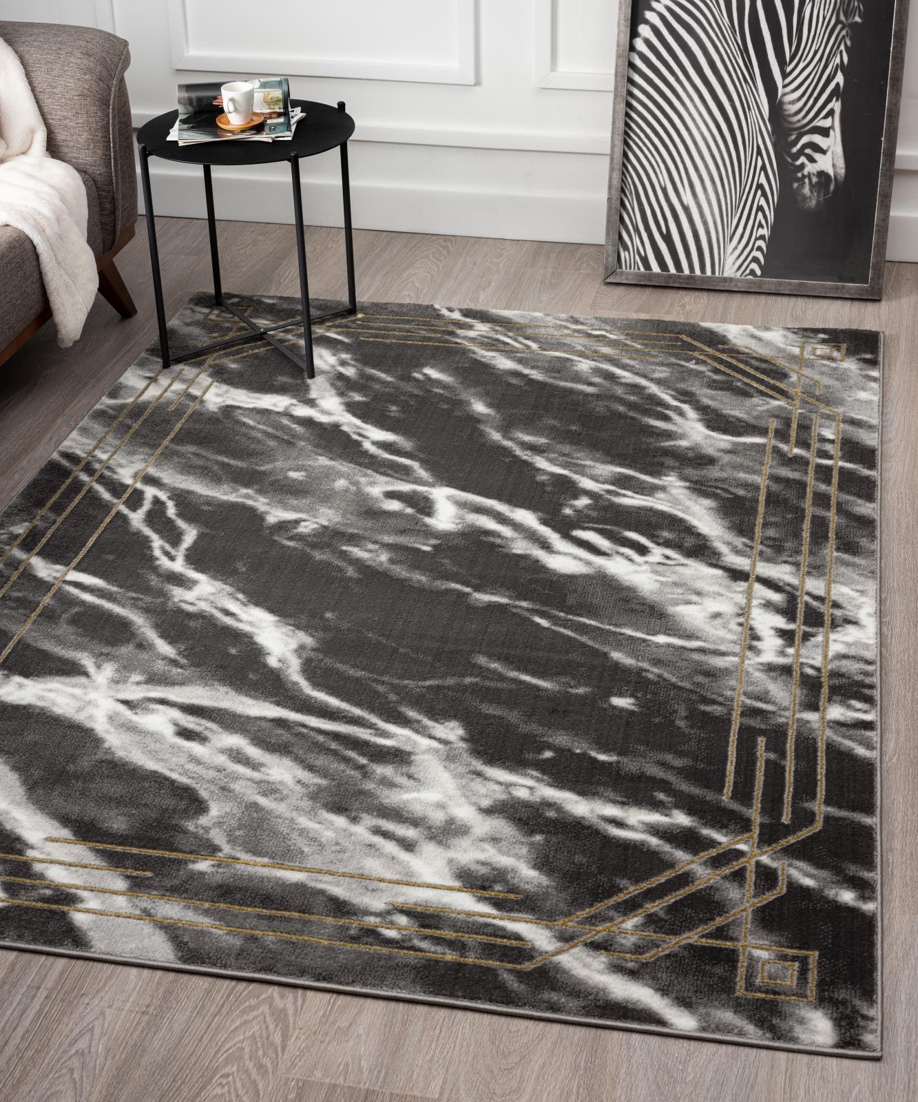 Brooklyn BK03 Black Area Rug — view 9