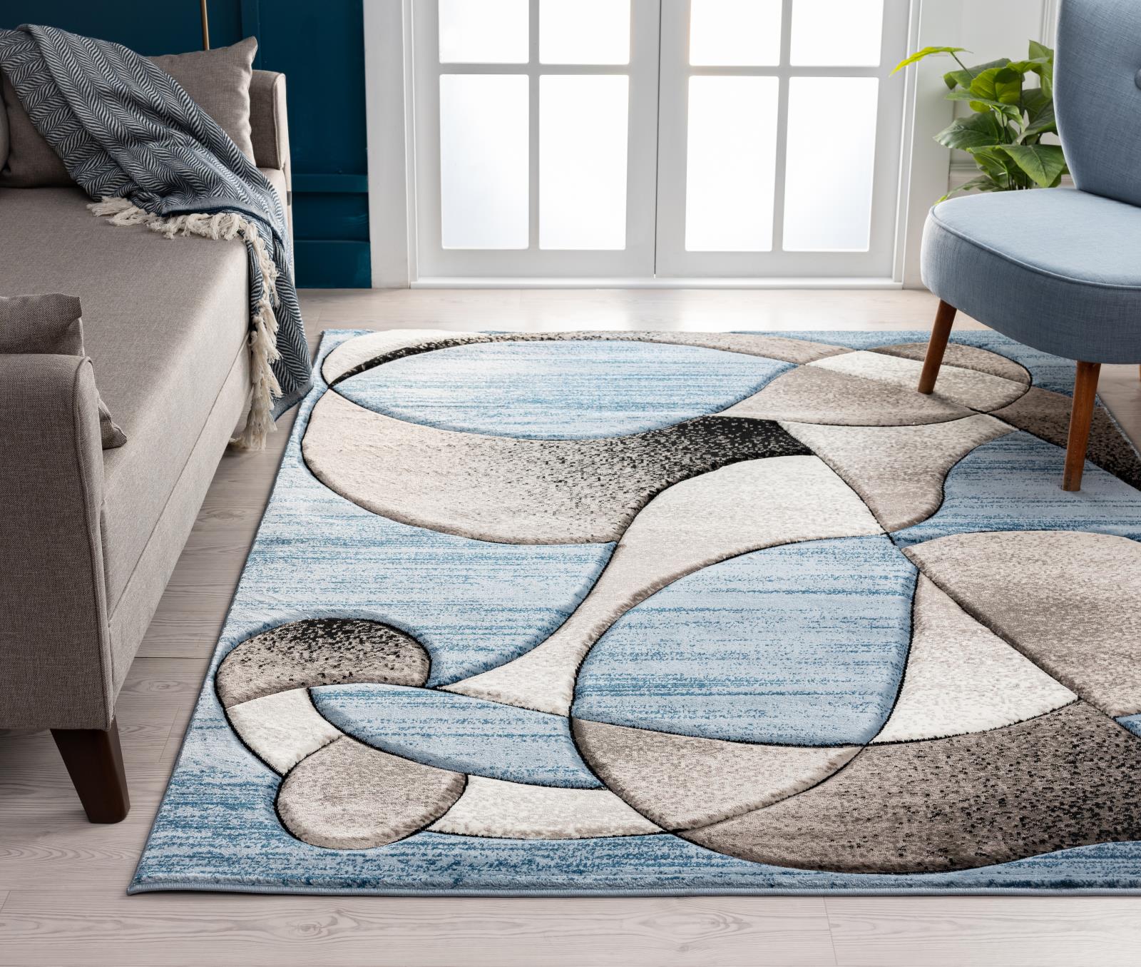 Rhodes RD08 Gray Area Rug — view 2