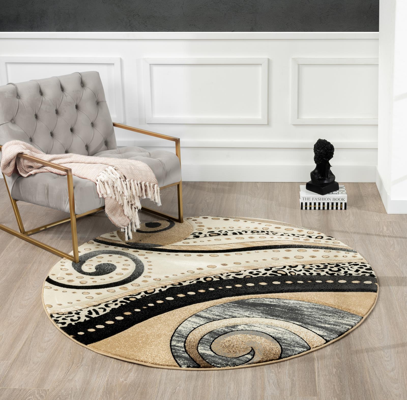 Rhodes RD06 Cream Area Rug — view 2