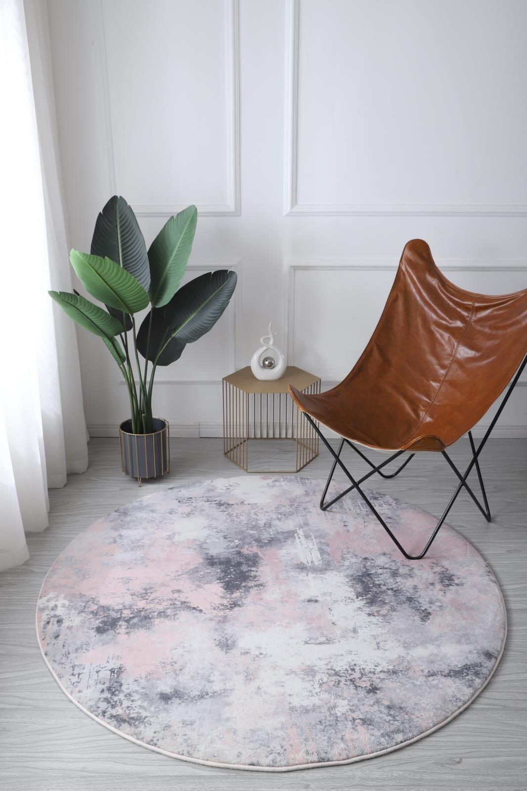 Retro RT01 Light Gray Shag Rug — view 5
