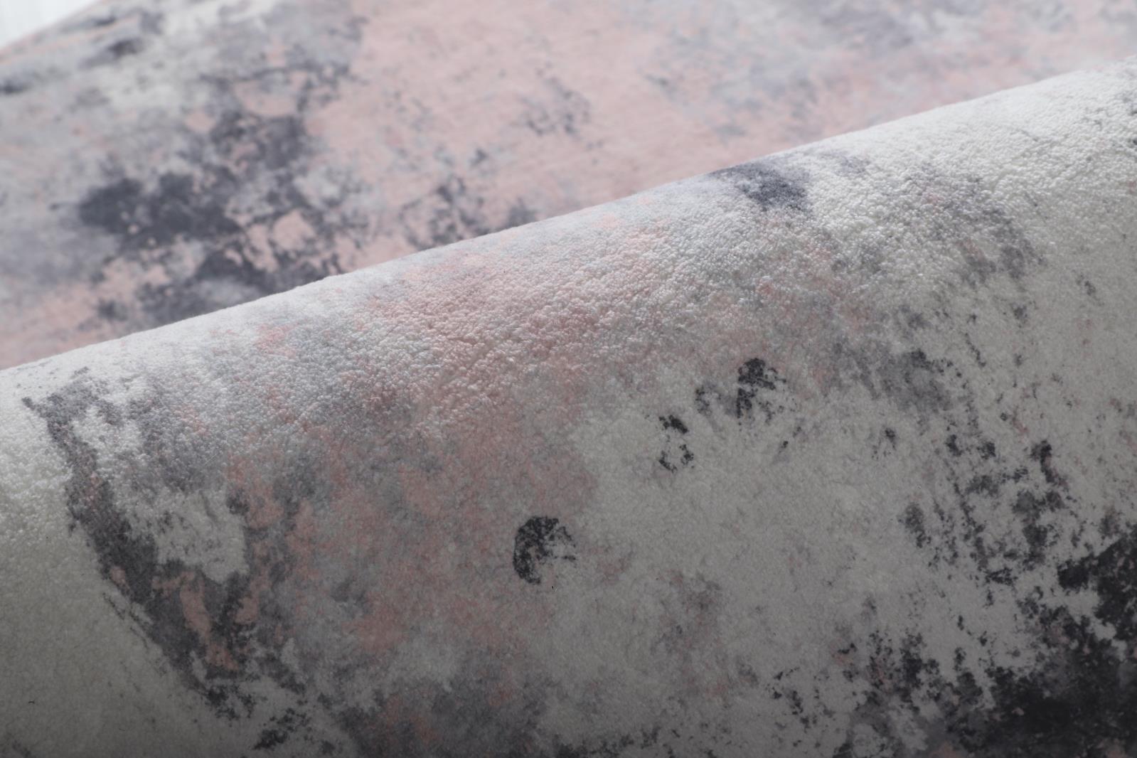 Retro RT01 Light Gray Shag Rug — view 3
