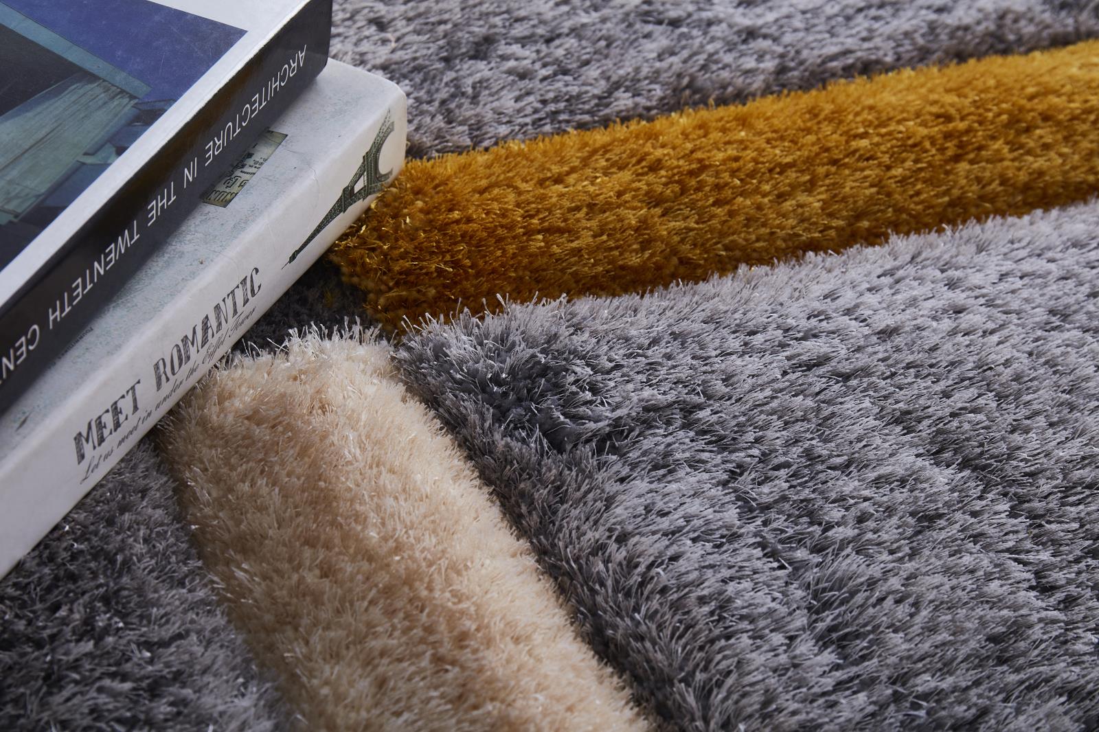 Mateos MS18 Gray Shag Rug — view 4