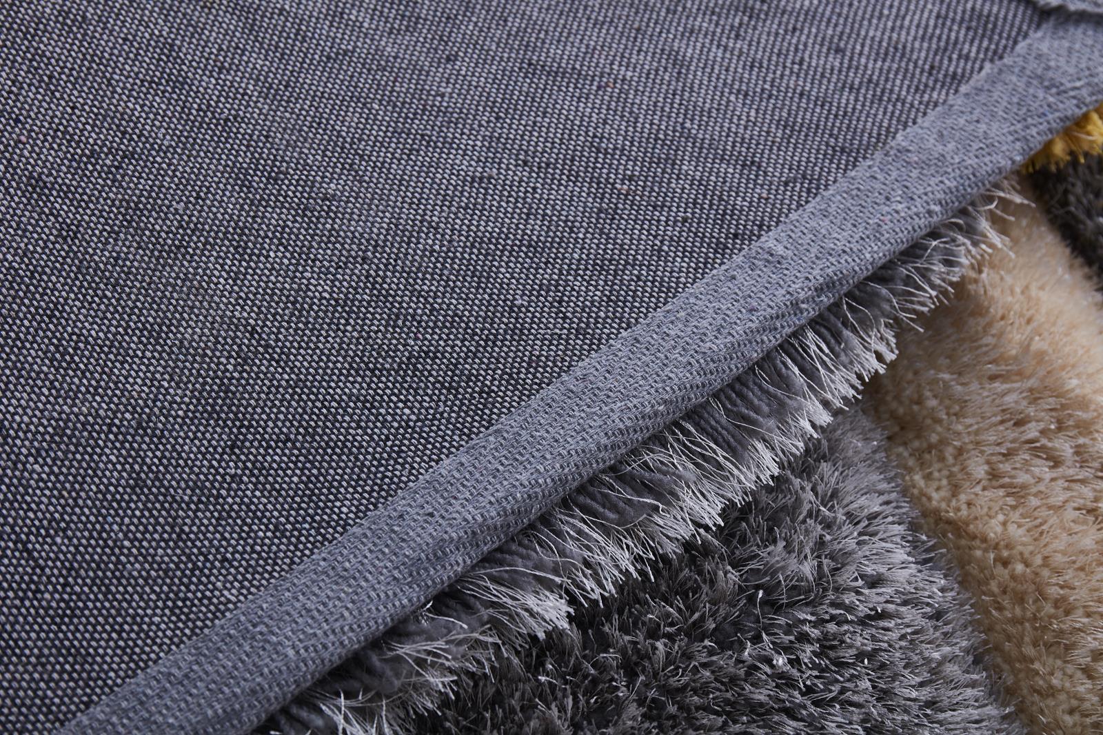 Mateos MS18 Gray Shag Rug — view 3