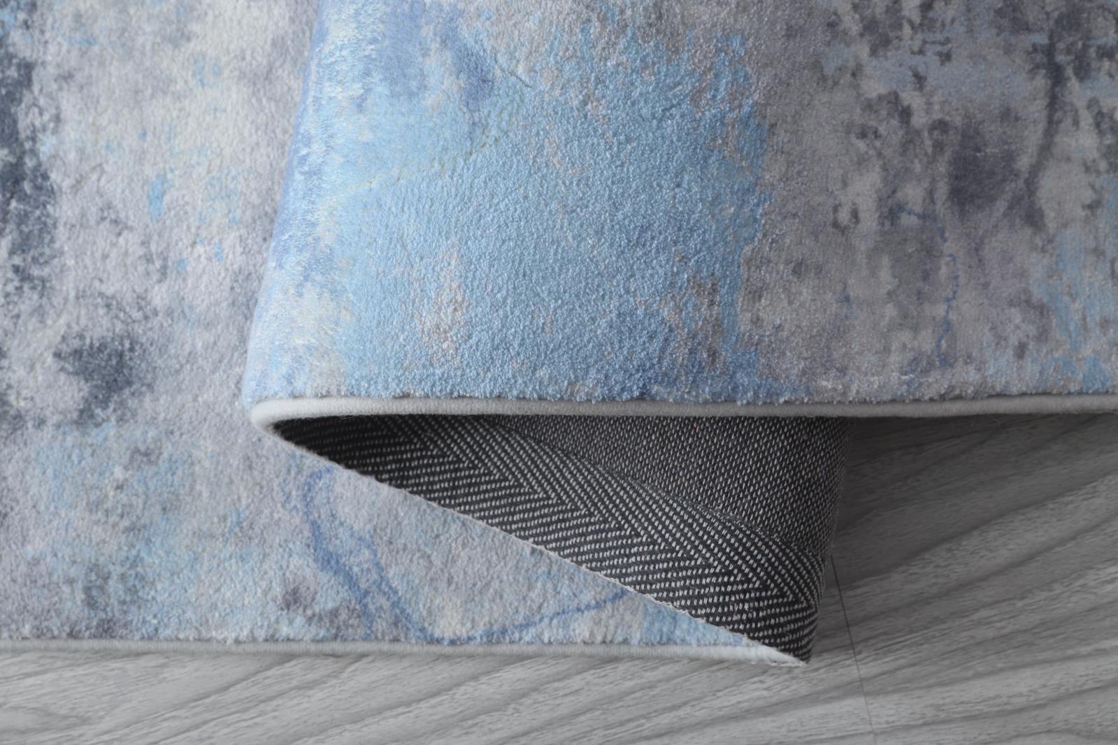 Retro RT02 Light Blue Shag Rug — view 2