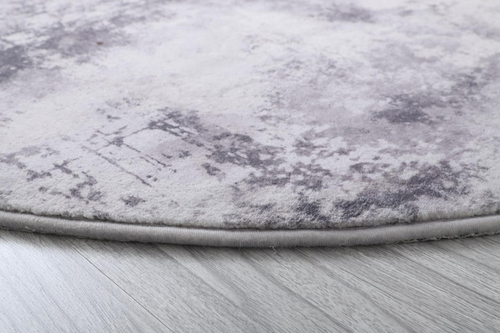 Retro RT03 Light Gray Shag Rug — view 4