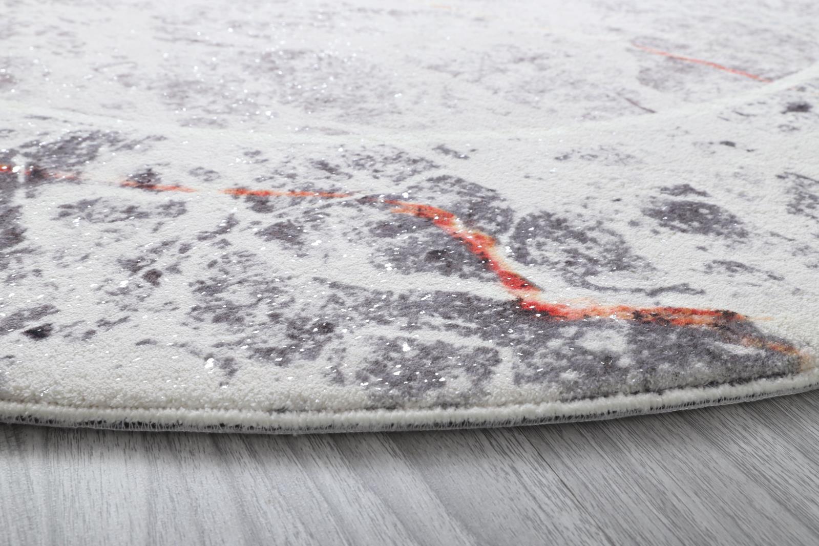 Retro RT04 Ivory Shag Rug — view 4